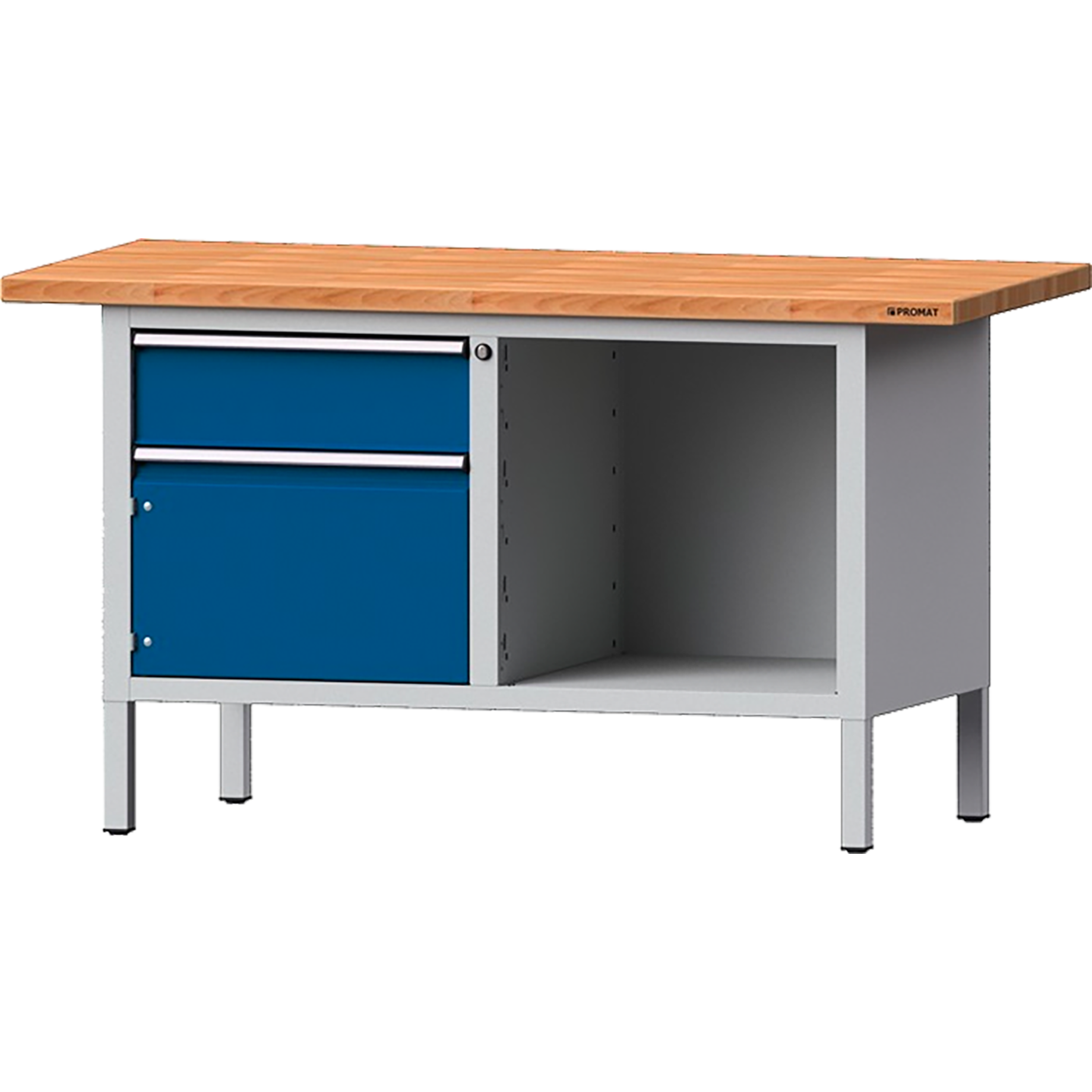 Werkbank, 1 Schublade 1 Tür, H 84 cm