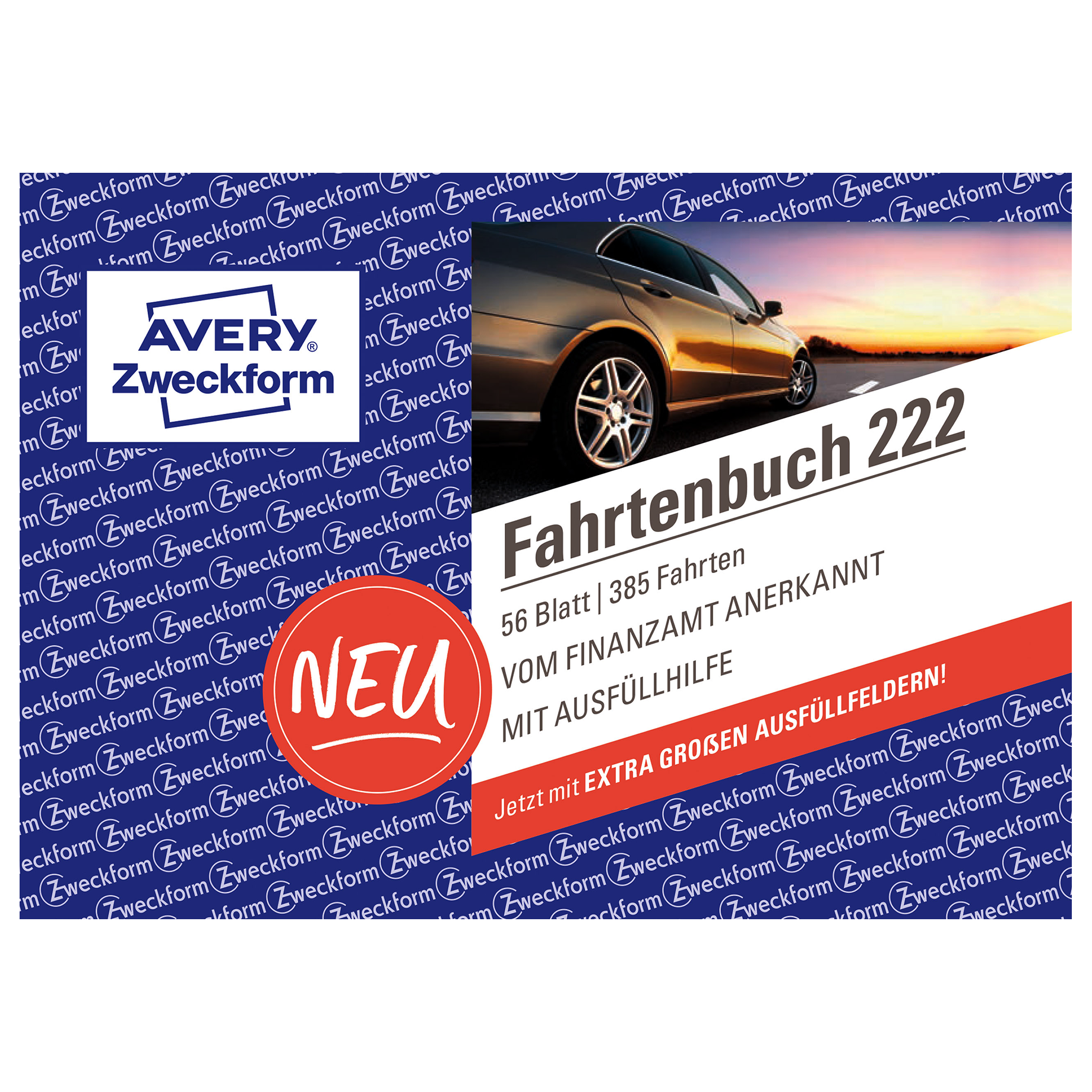 Fahrtenbuch für PKW, DIN A6 quer