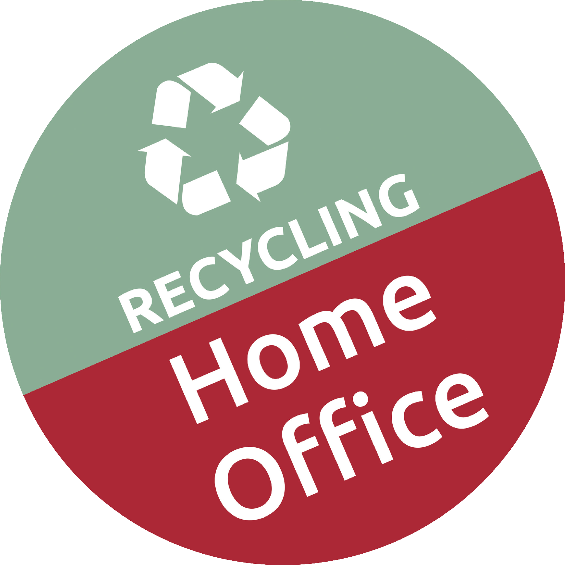 Recycling-Ordner-Etikett, selbstklebend