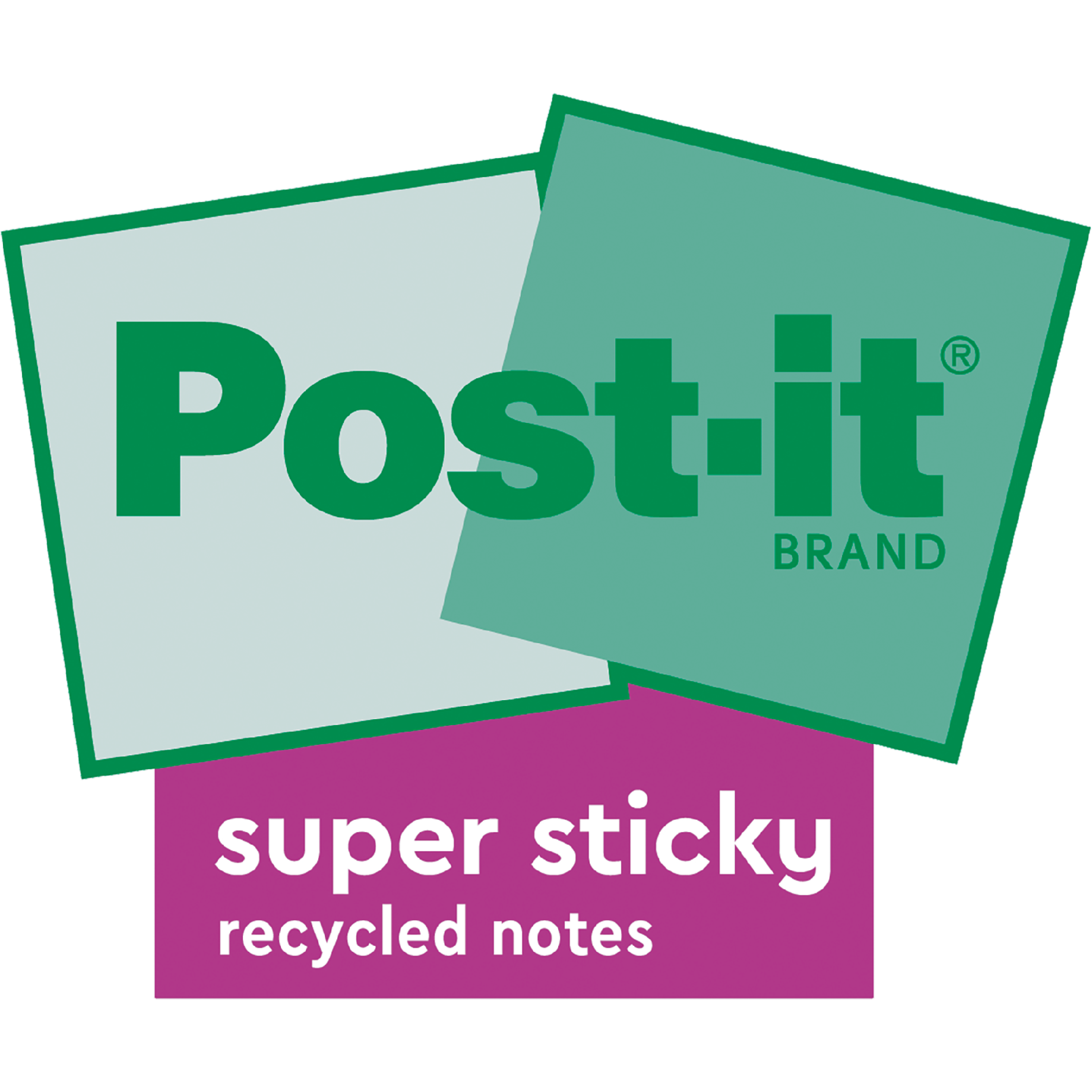 Post-it® Super Sticky Recycling Notes