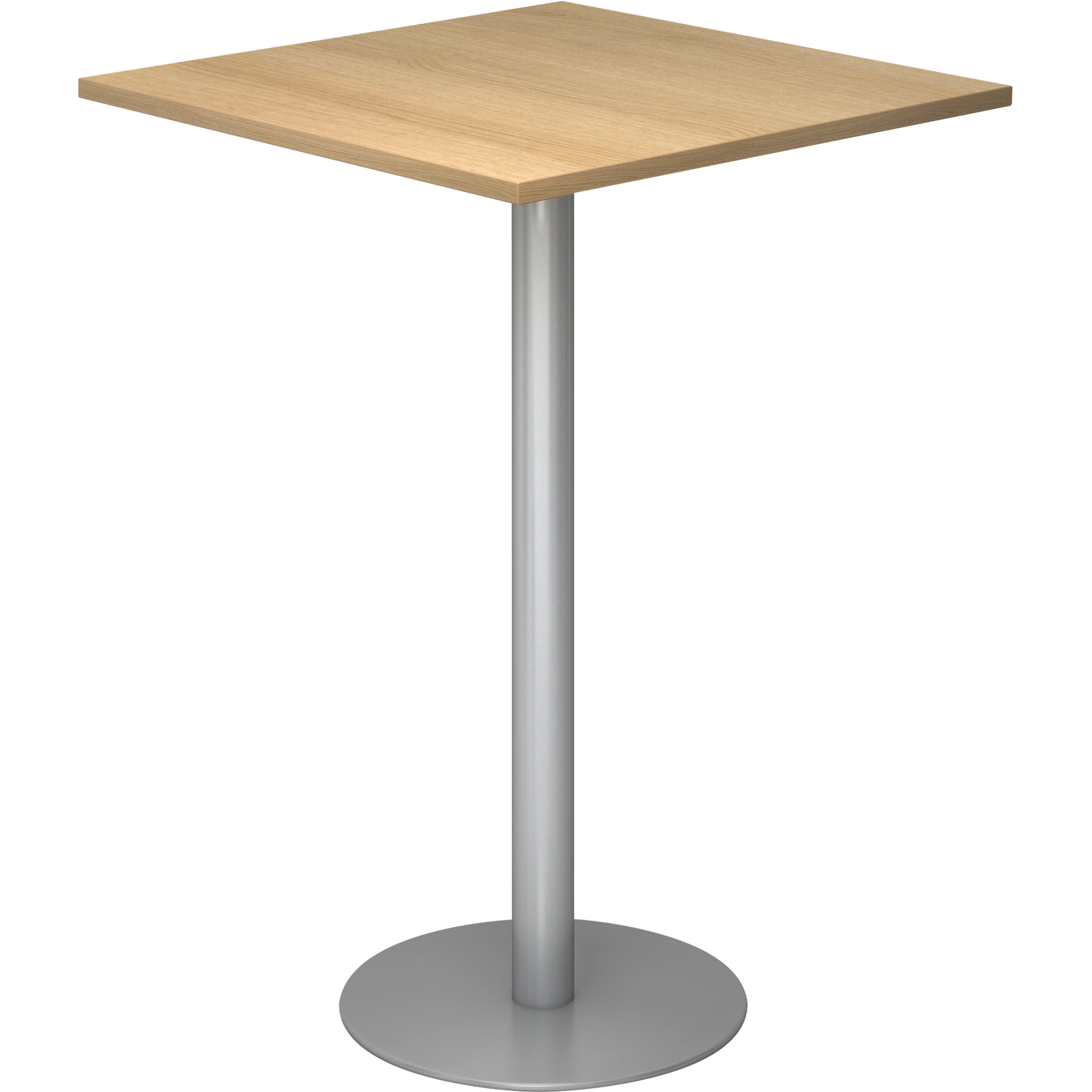 Stehtisch eckig 80 x 80 cm