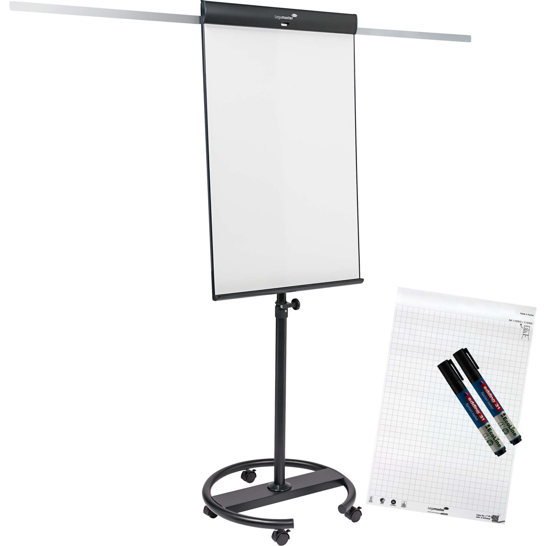 Flipchart SKETCH PRO Rundfuß, mobil