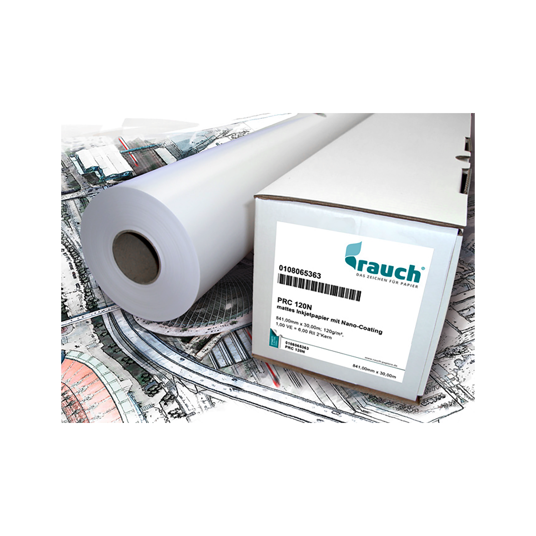 Inkjetpapier PRC 120N mit Nano-Coating