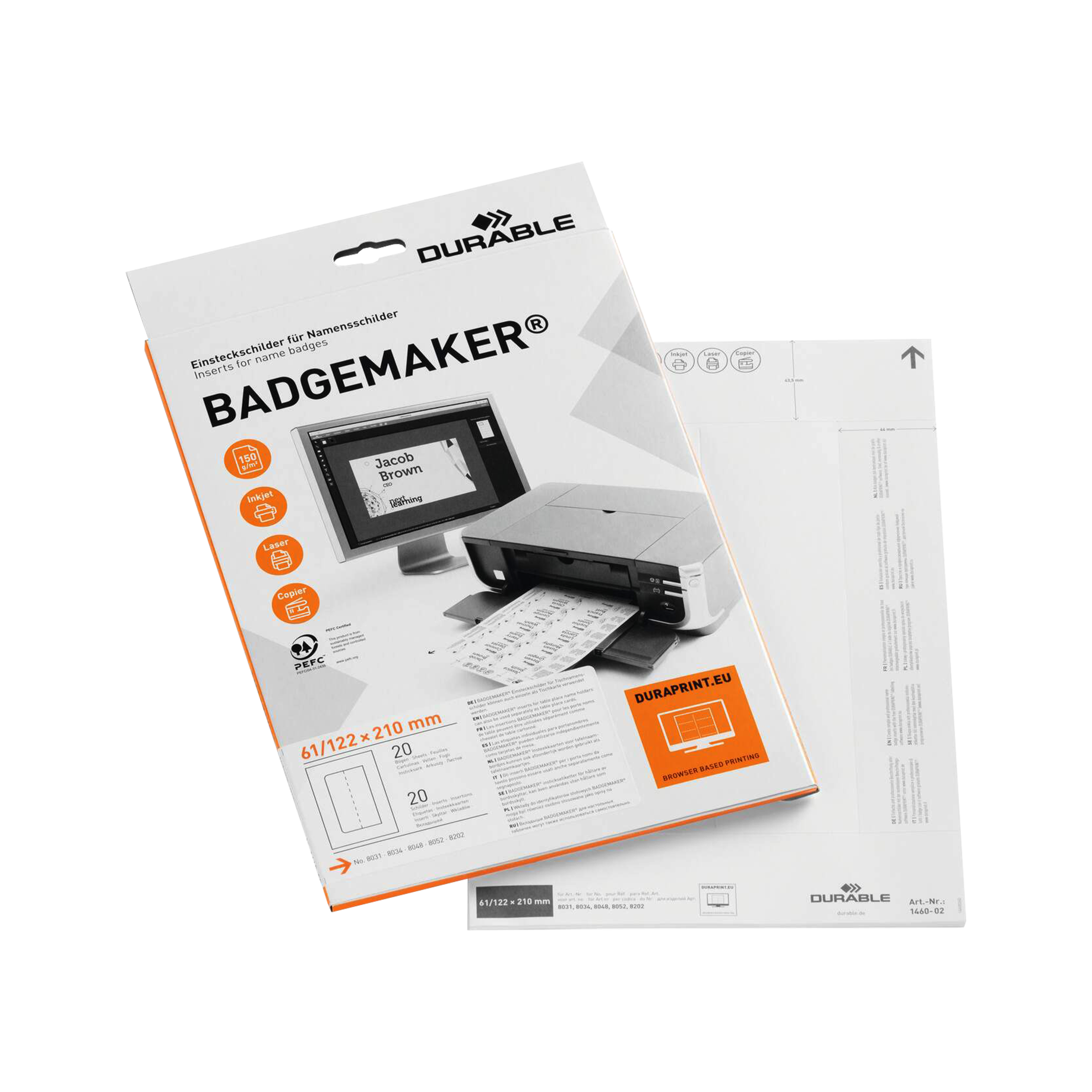 Einsteckschild BADGEMAKER®