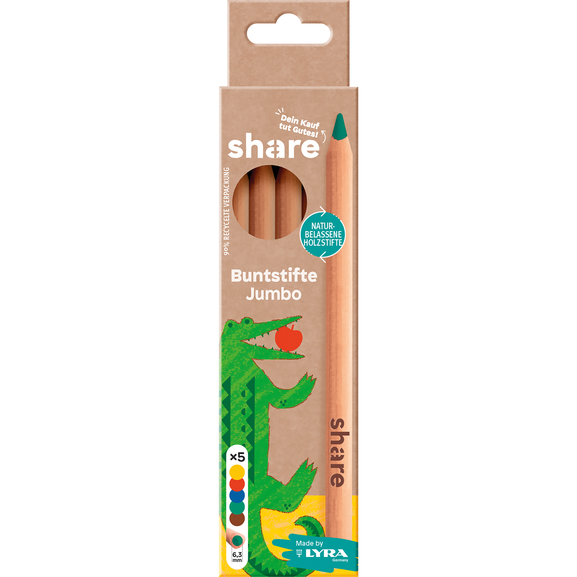 Buntstift Jumbo 5er-Set