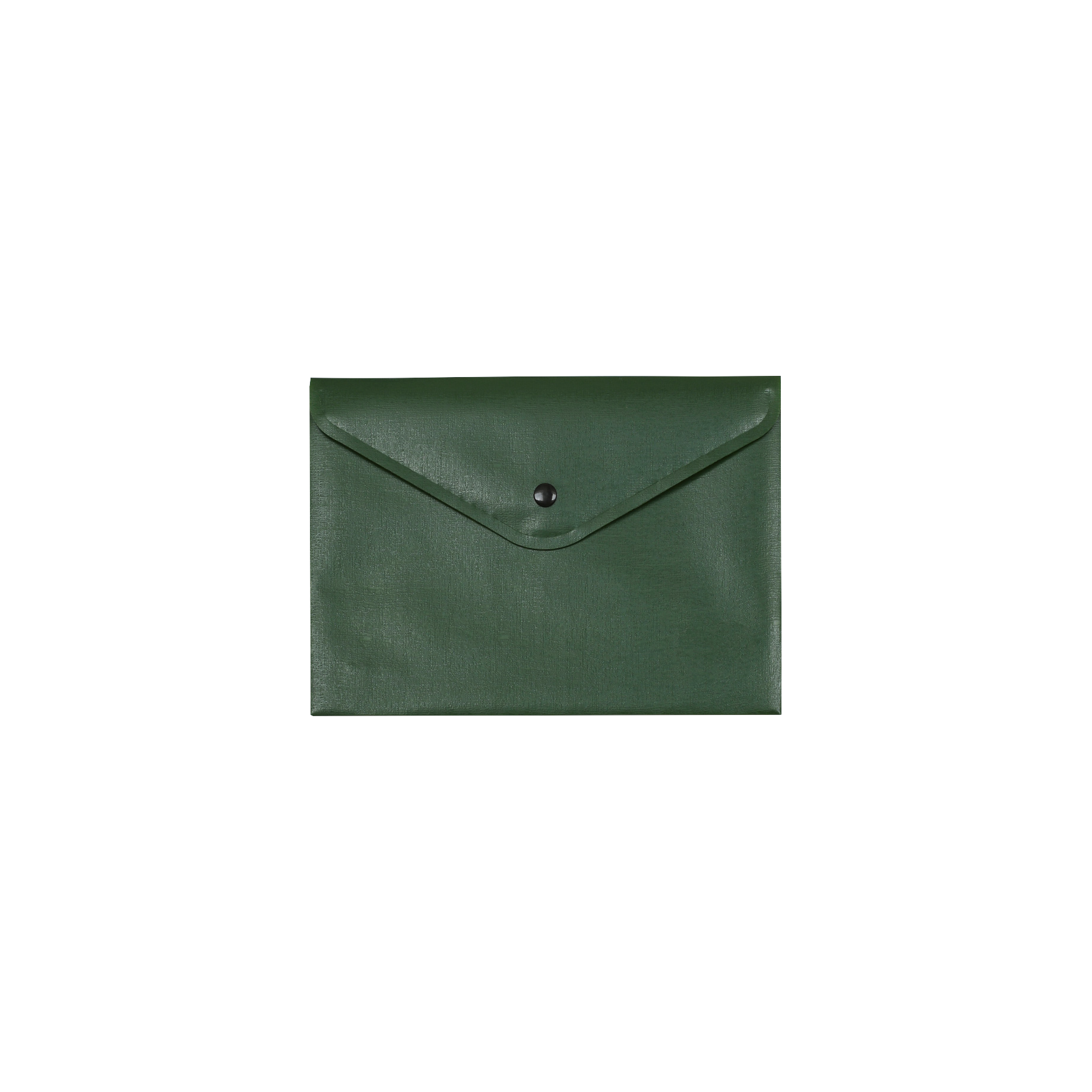 Sichtasche mit Druckknopf opak