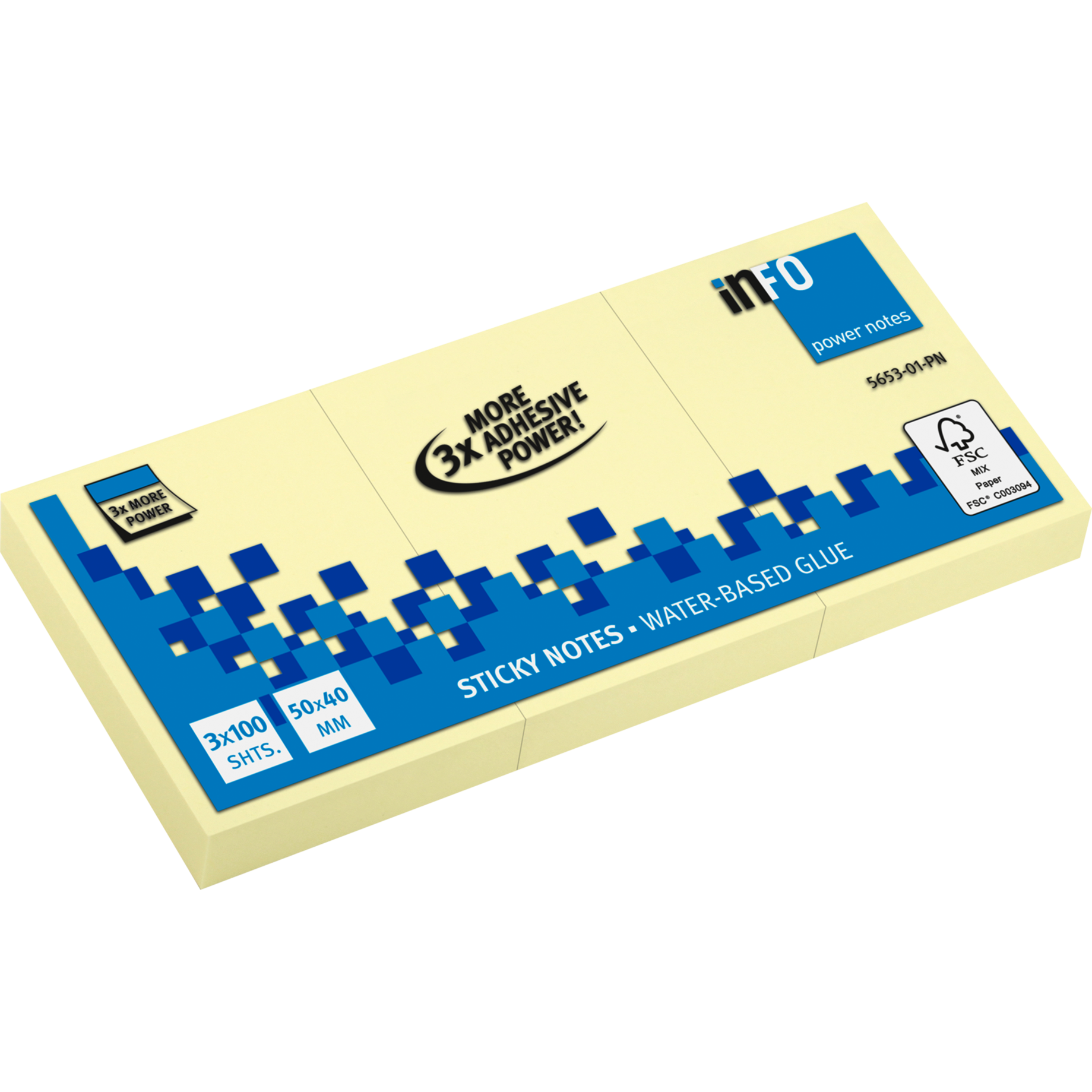 Haftnotizen Power Notes - gelb