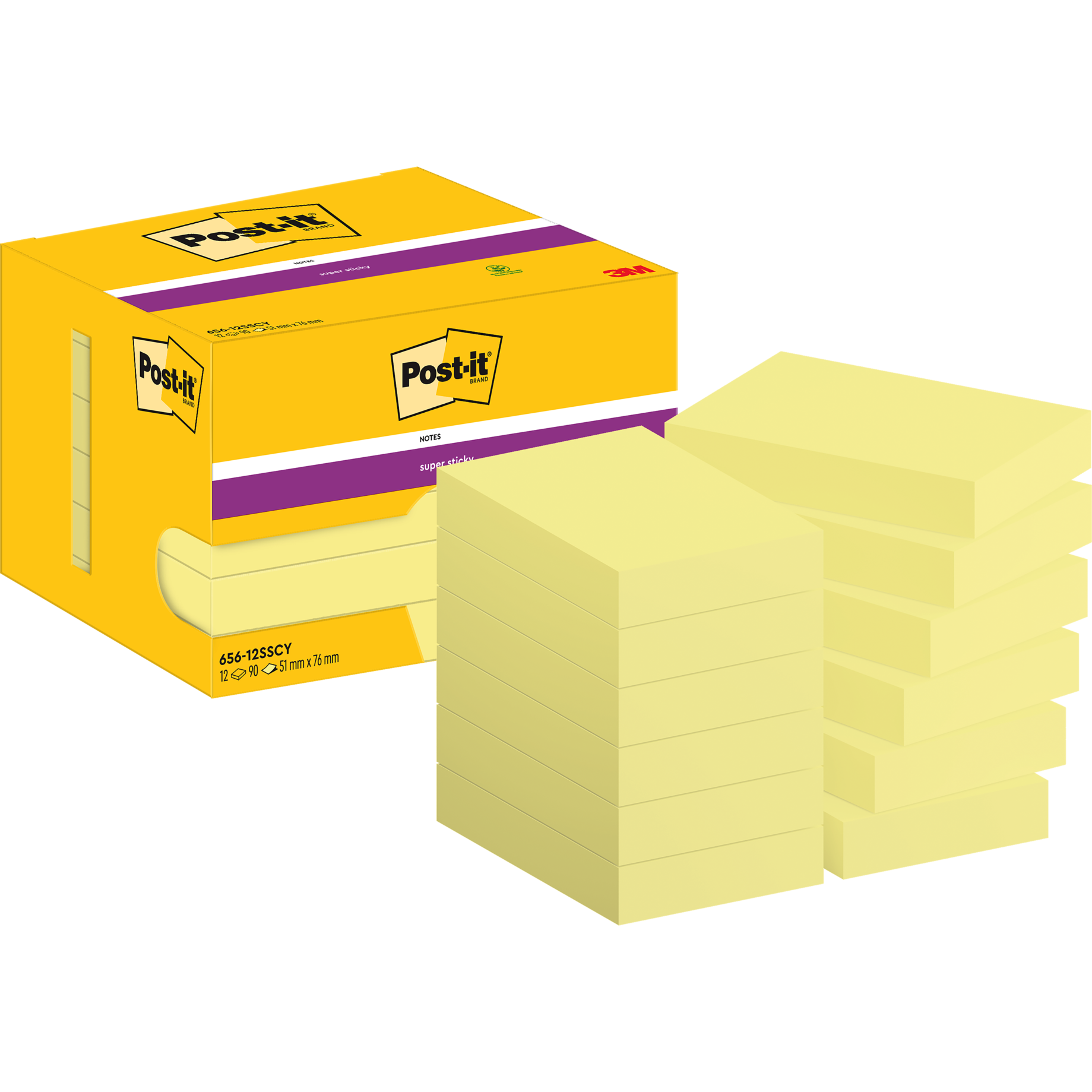 Super Sticky Notes, gelb