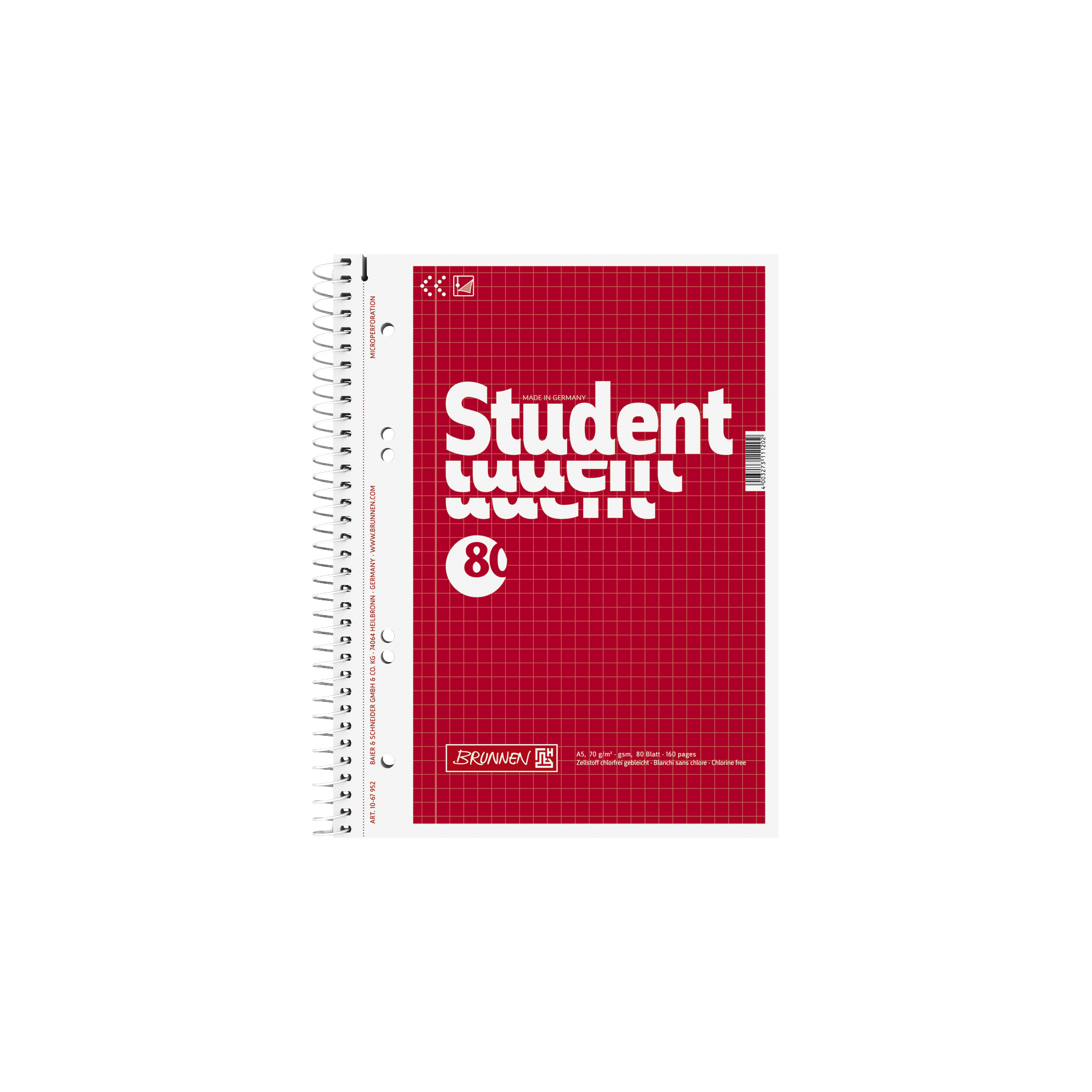 Collegeblock Student