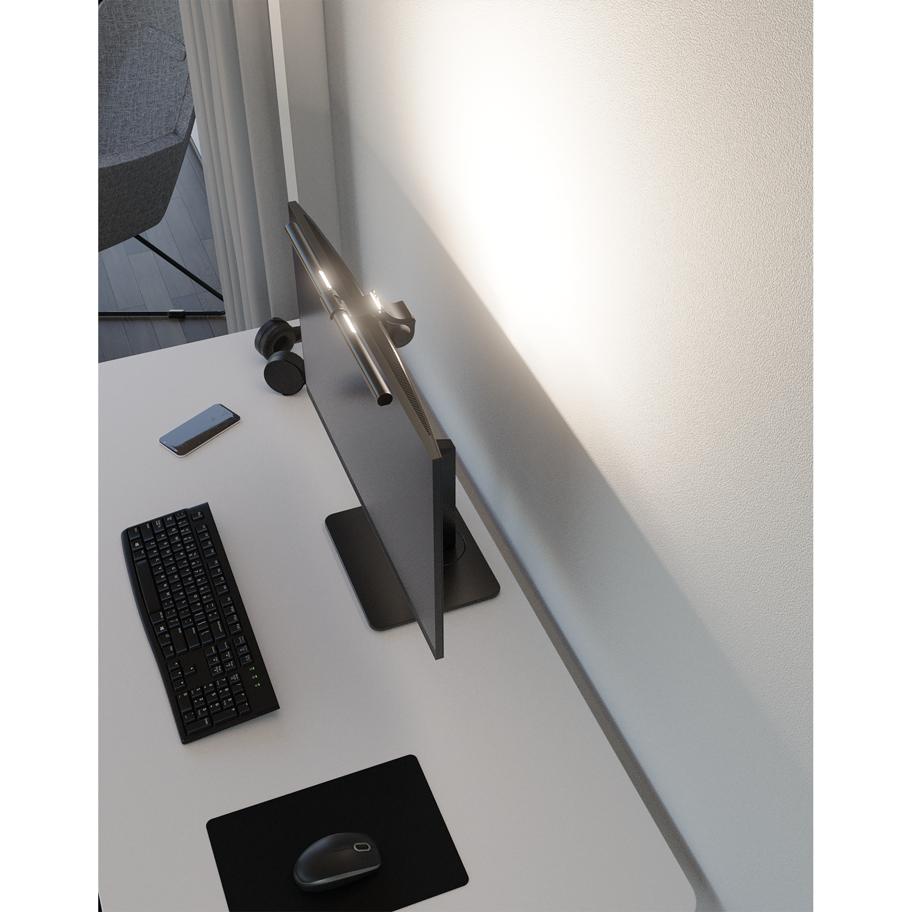 LED-Bildschirmleuchte "Flash", dimmbar