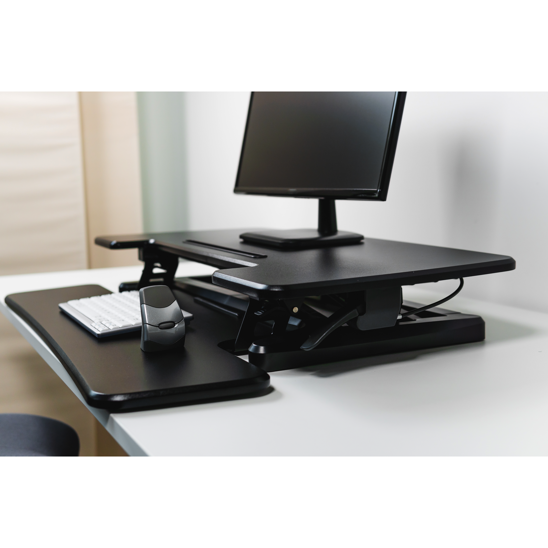 Sitz-Steh-Schreibtischaufsatz Desk Riser 2