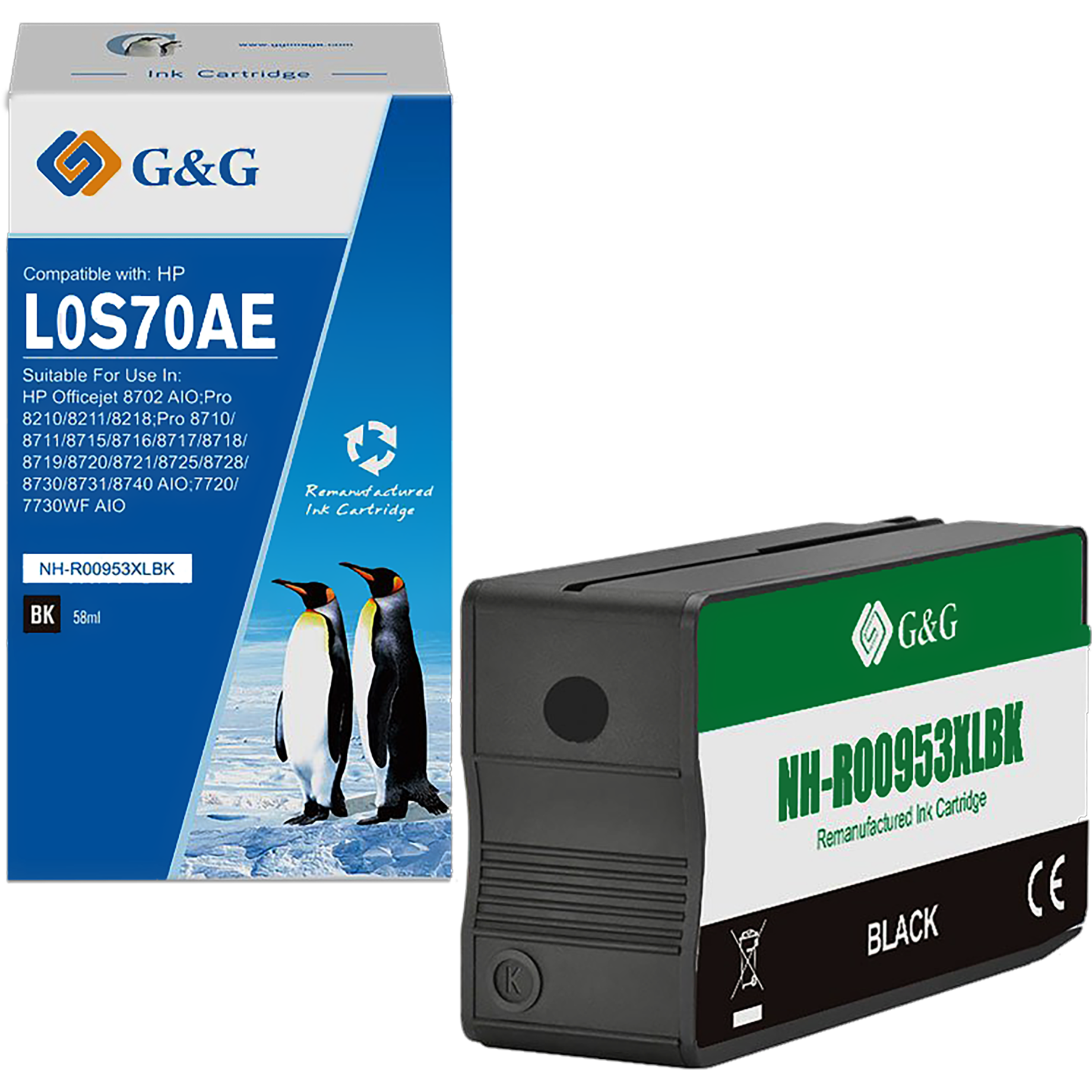 Inkjetpatrone kompatibel zu HP 953XL