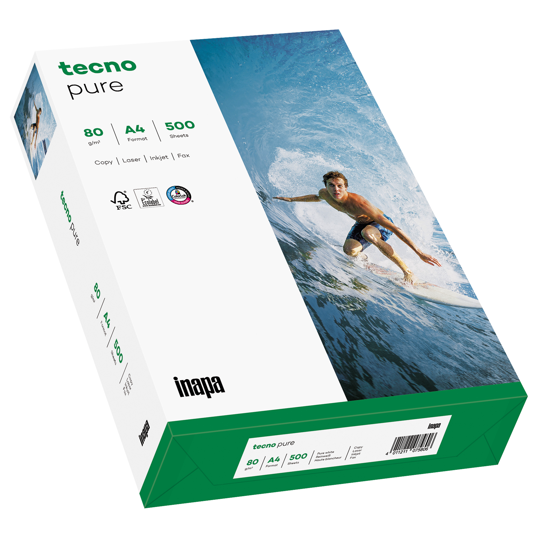 Kopierpapier Recycling tecno® pure