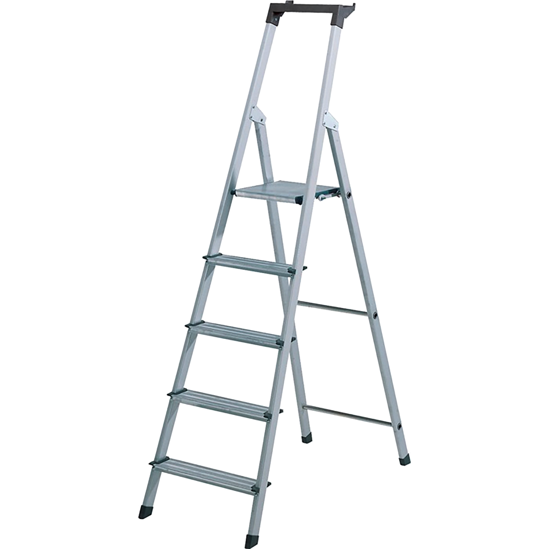 Stufenstehleiter, Aluminium eloxiert