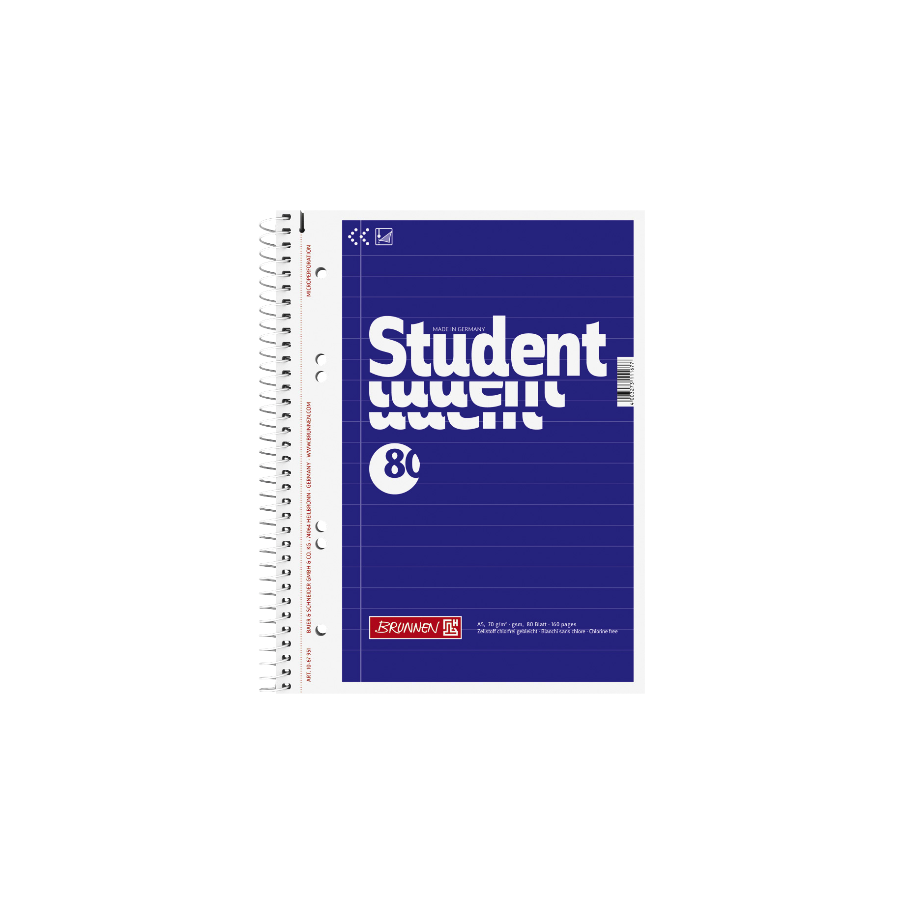 Collegeblock Student