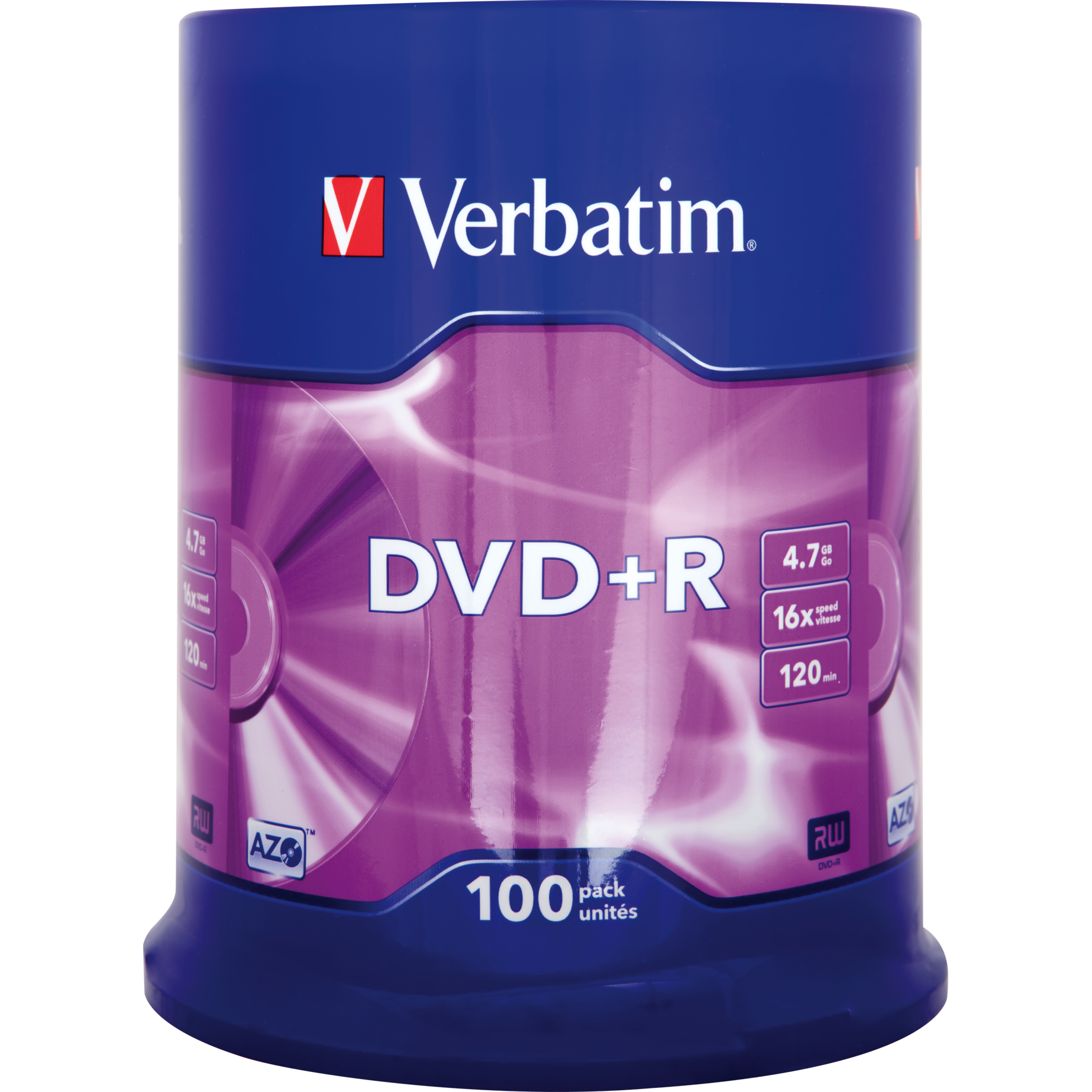 DVD+R 4,7 GB matt silber