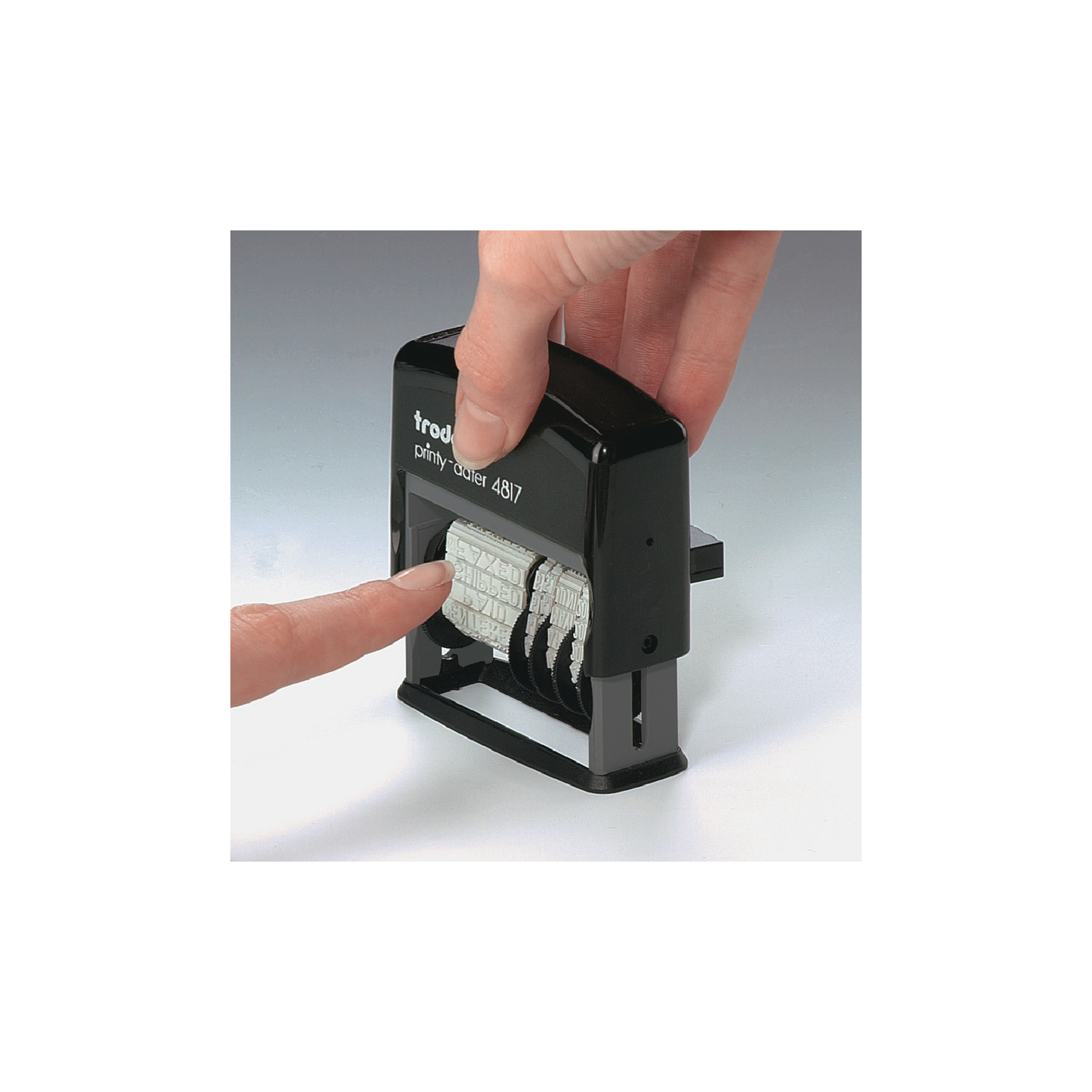printy™ Wortbandstempel 4817 mit Datum