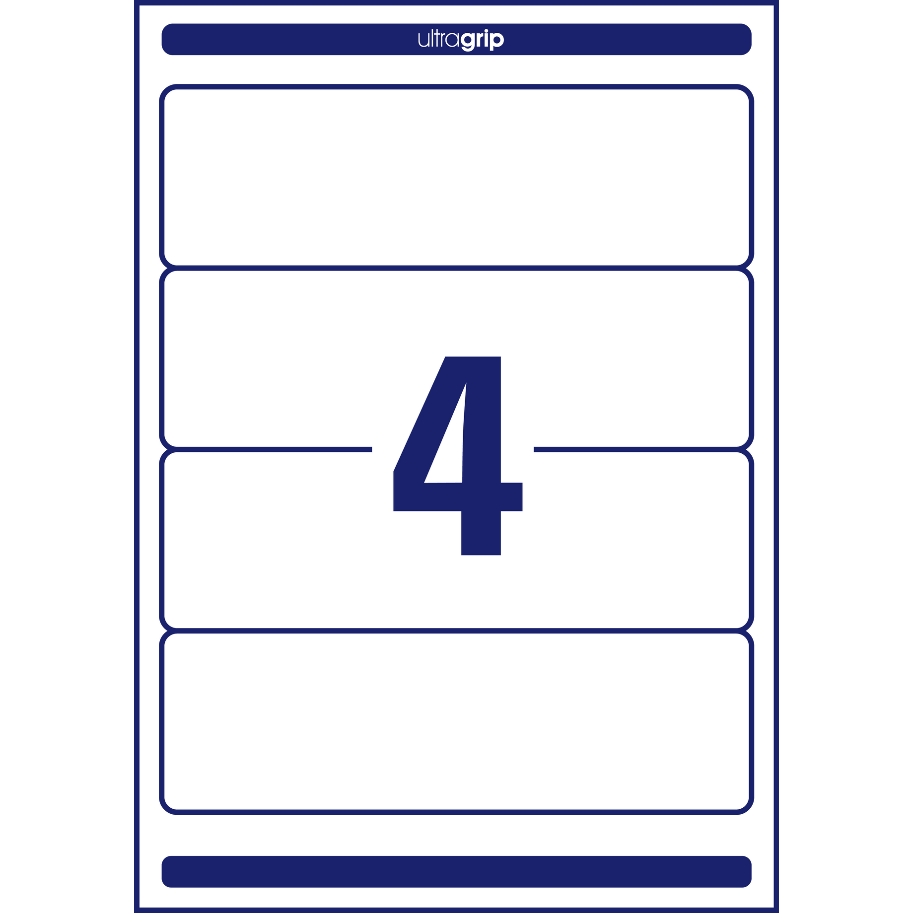 Ordner-Etikett, kurz/breit