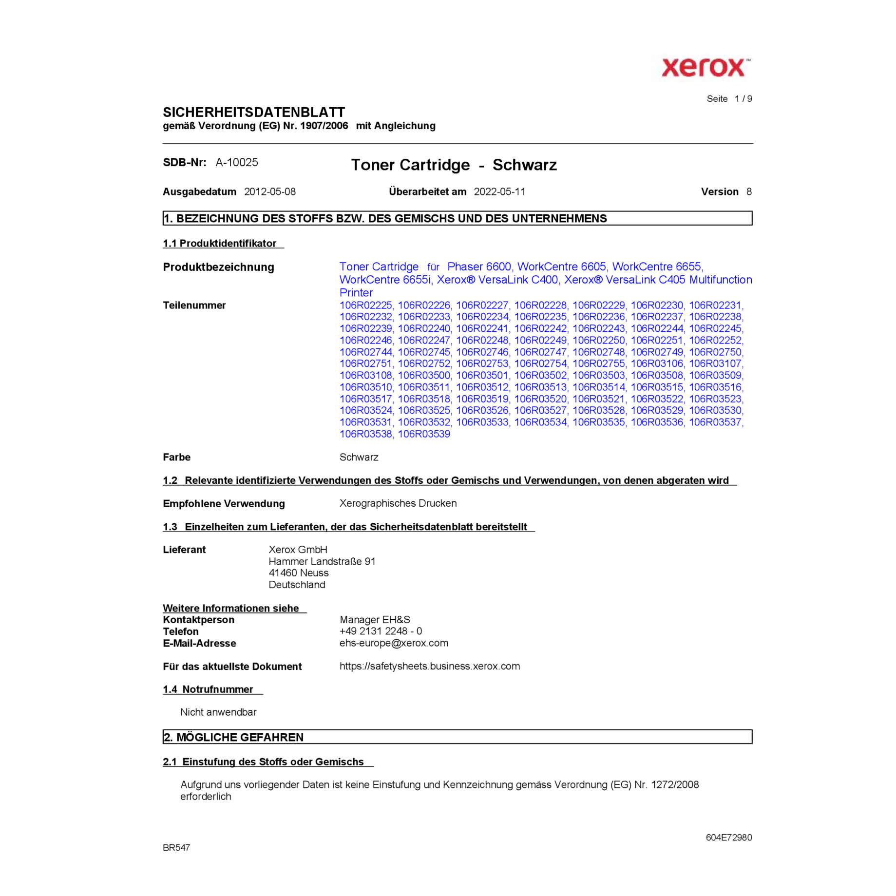 Toner C400