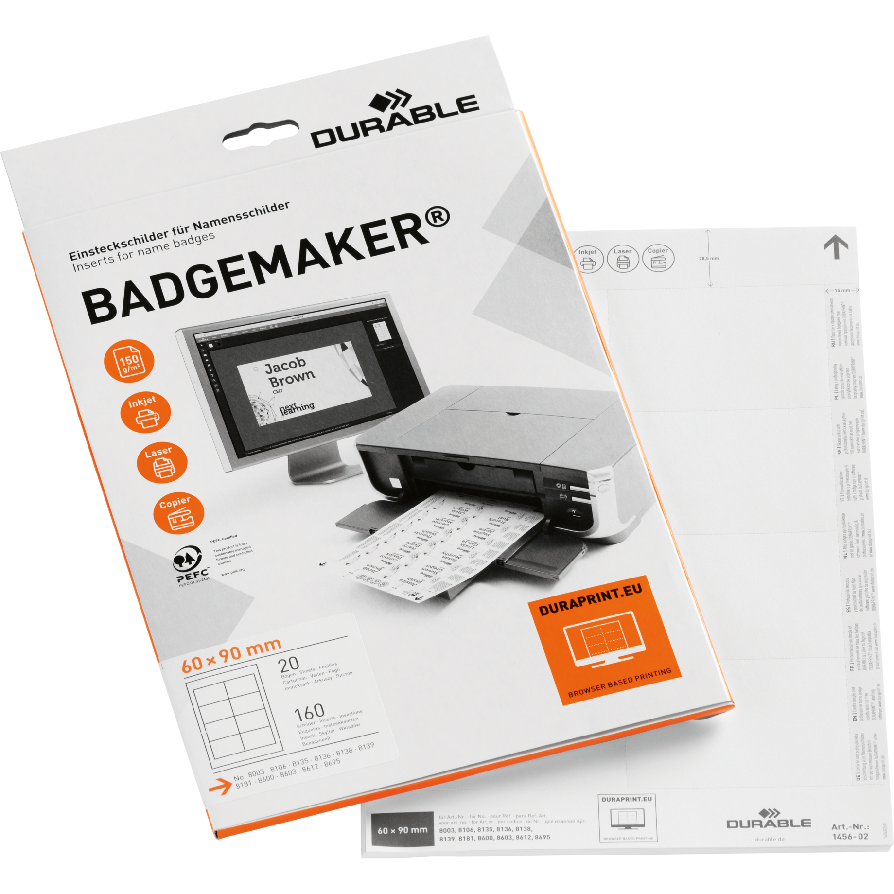 Einsteckschild BADGEMAKER®