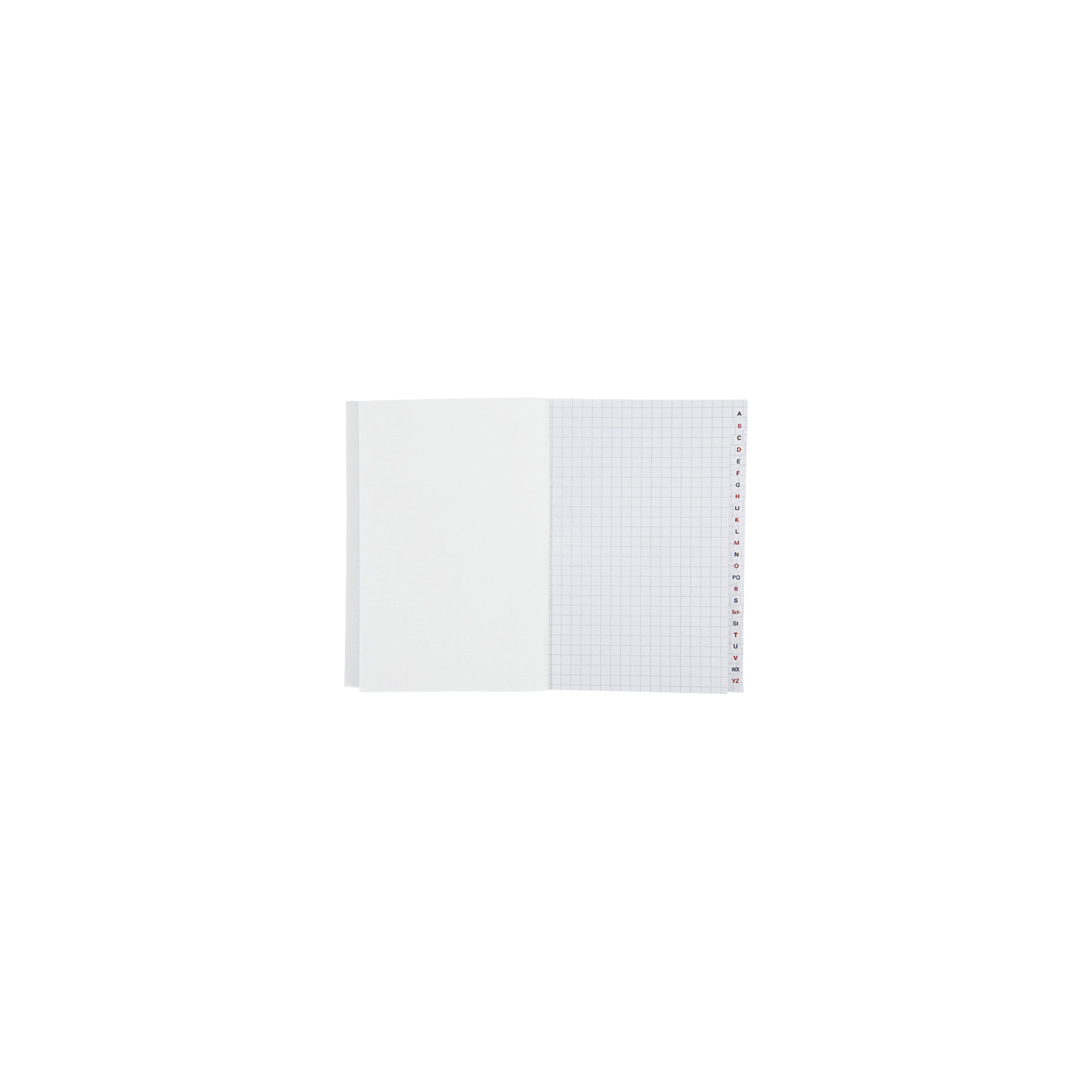 Geschäftsbuch mit Register DIN A6