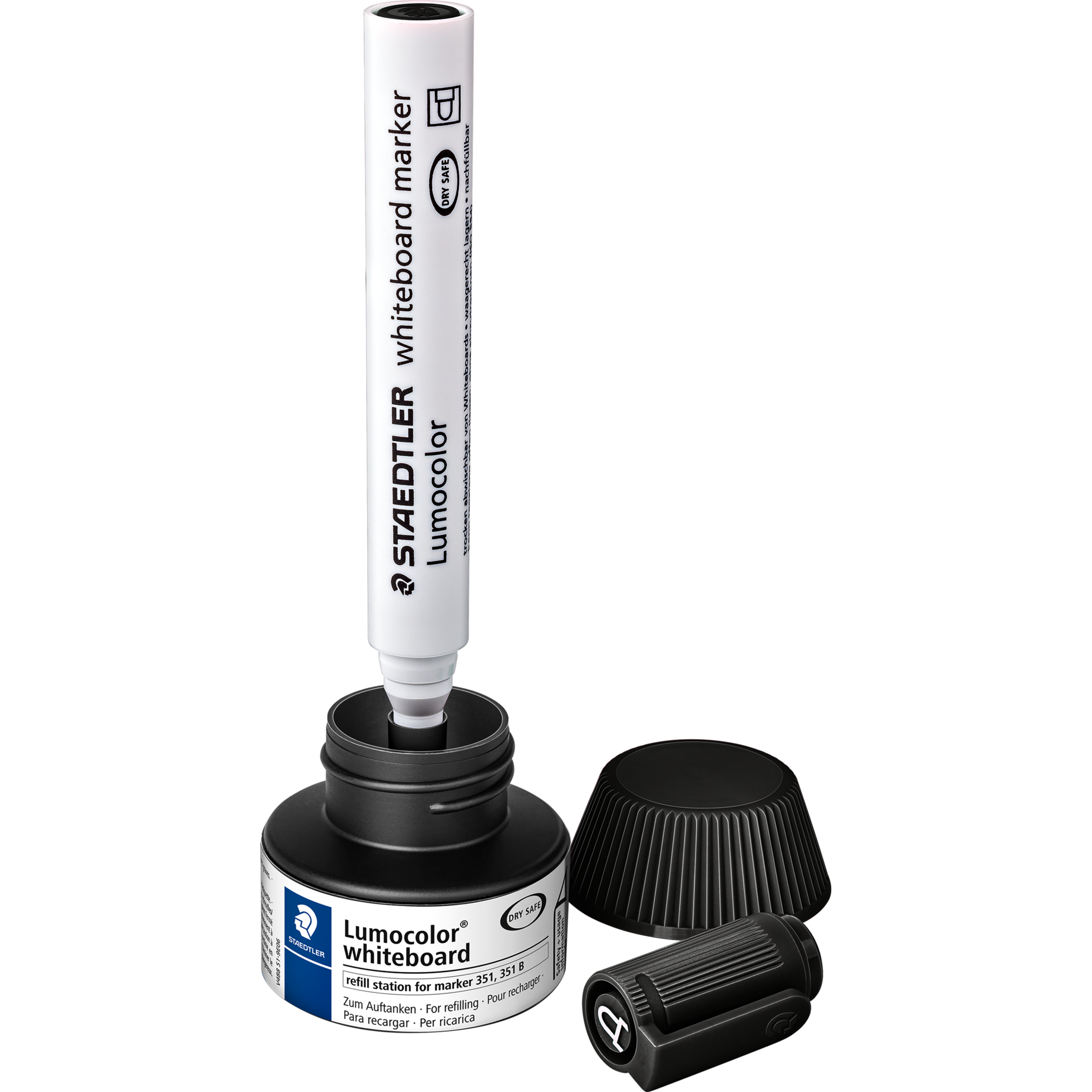 Lumocolor® refill station für Whiteboardmarker