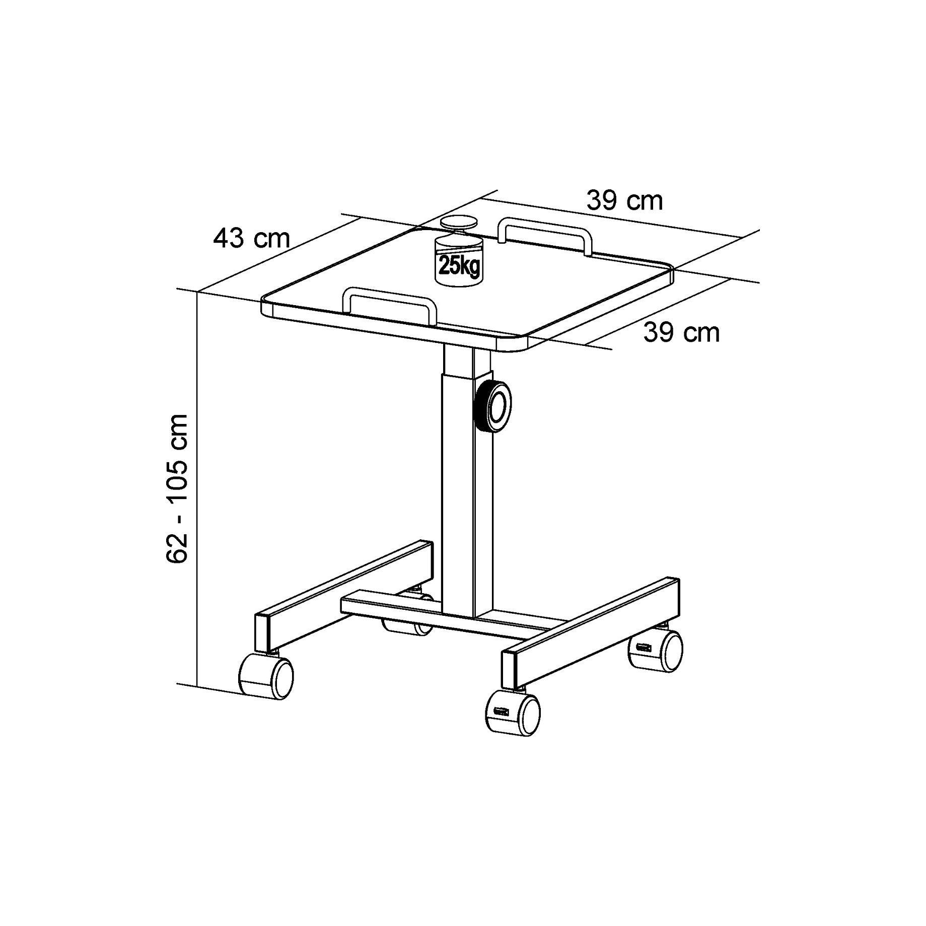 Projektortisch EuroLine OHP I