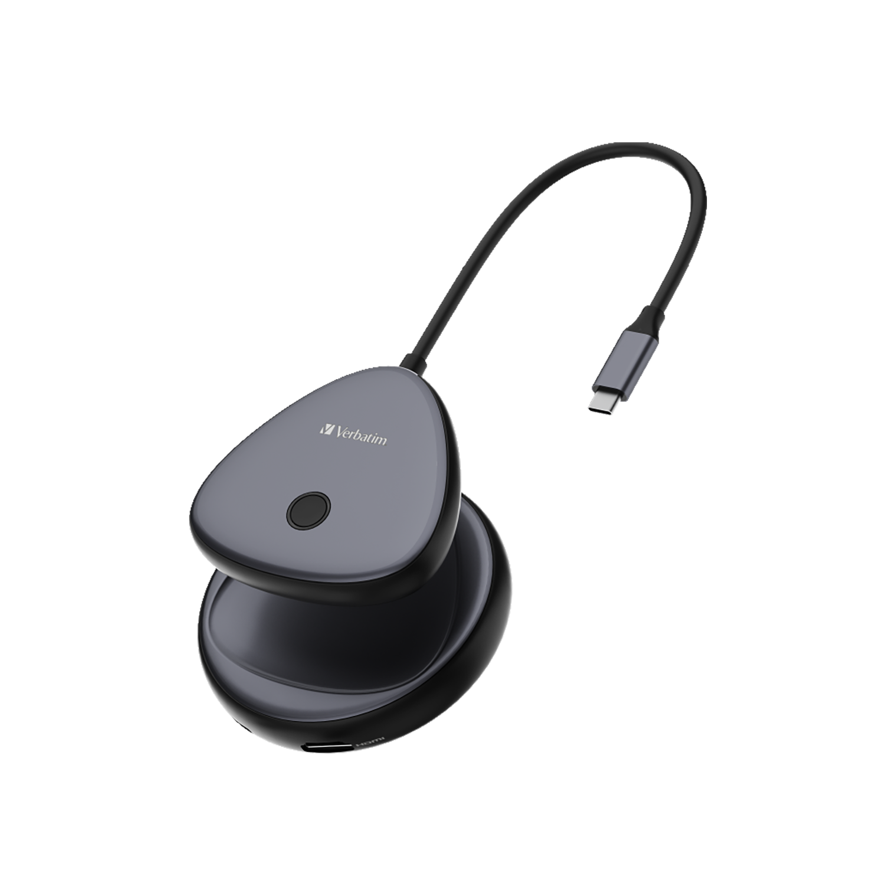 Drahtloser USB-C-Monitor-Adapter mit Hub WDA-02