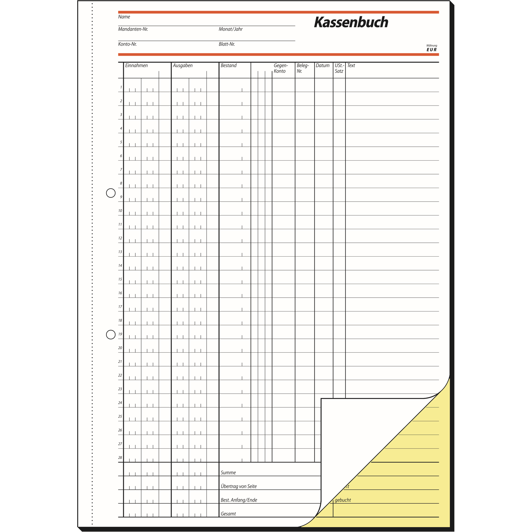 Kassenbuch, EDV