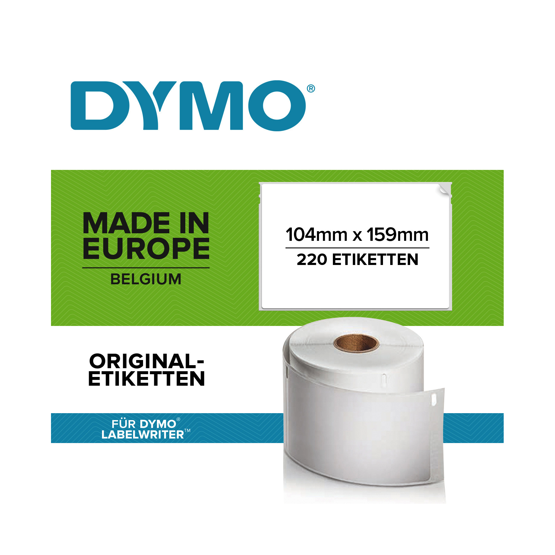 Original LabelWriter™-Adressetikett aus Papier, 89 mm breit