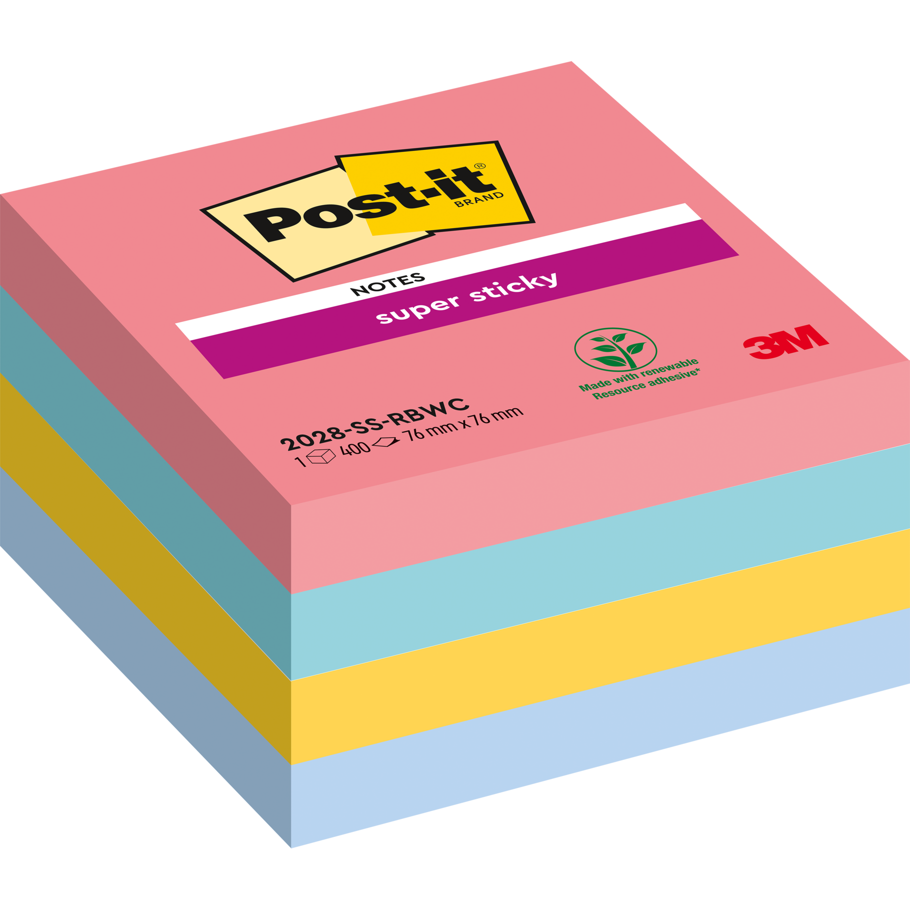 Post-it® Super Sticky Würfel