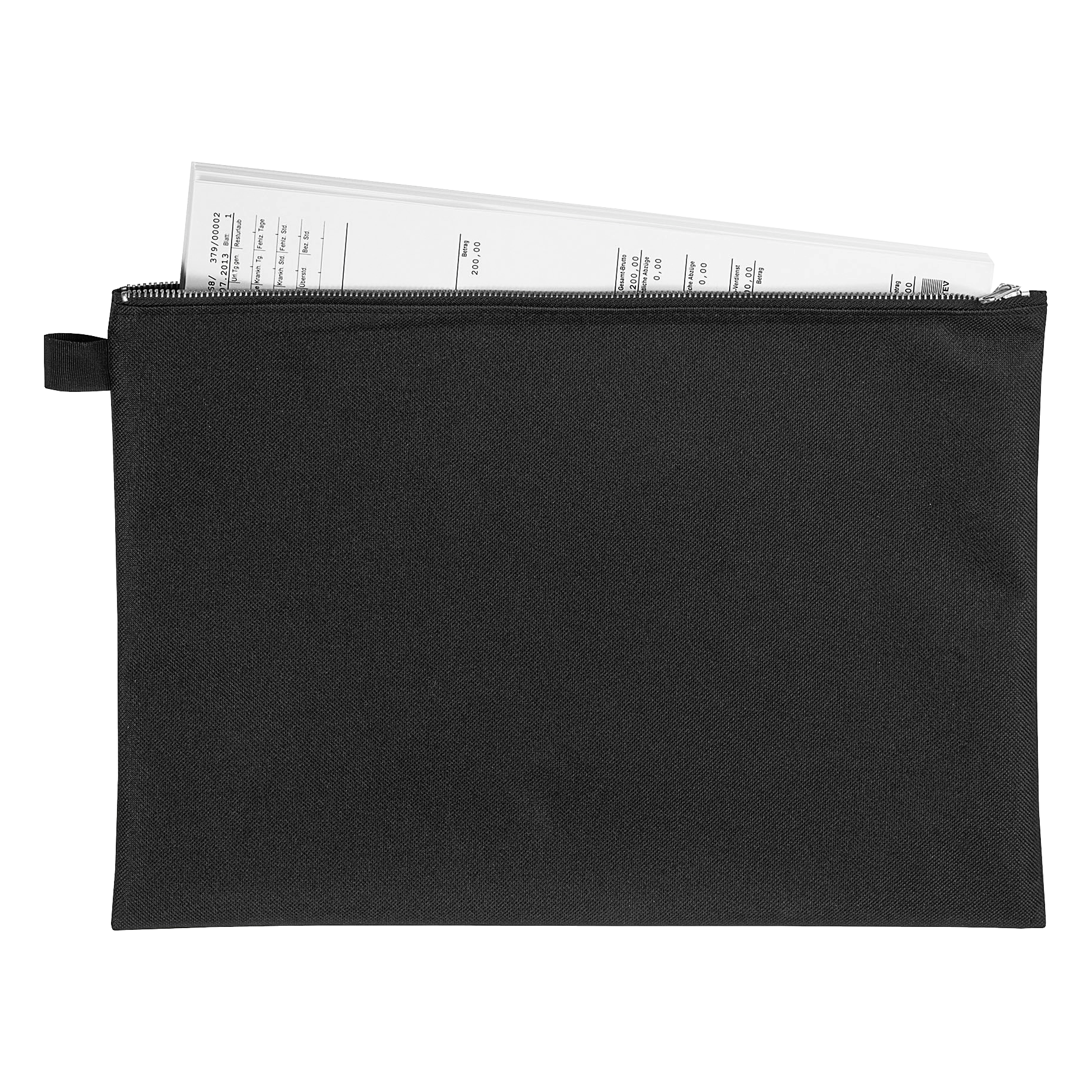 Reißverschlusstasche/Banktasche Office