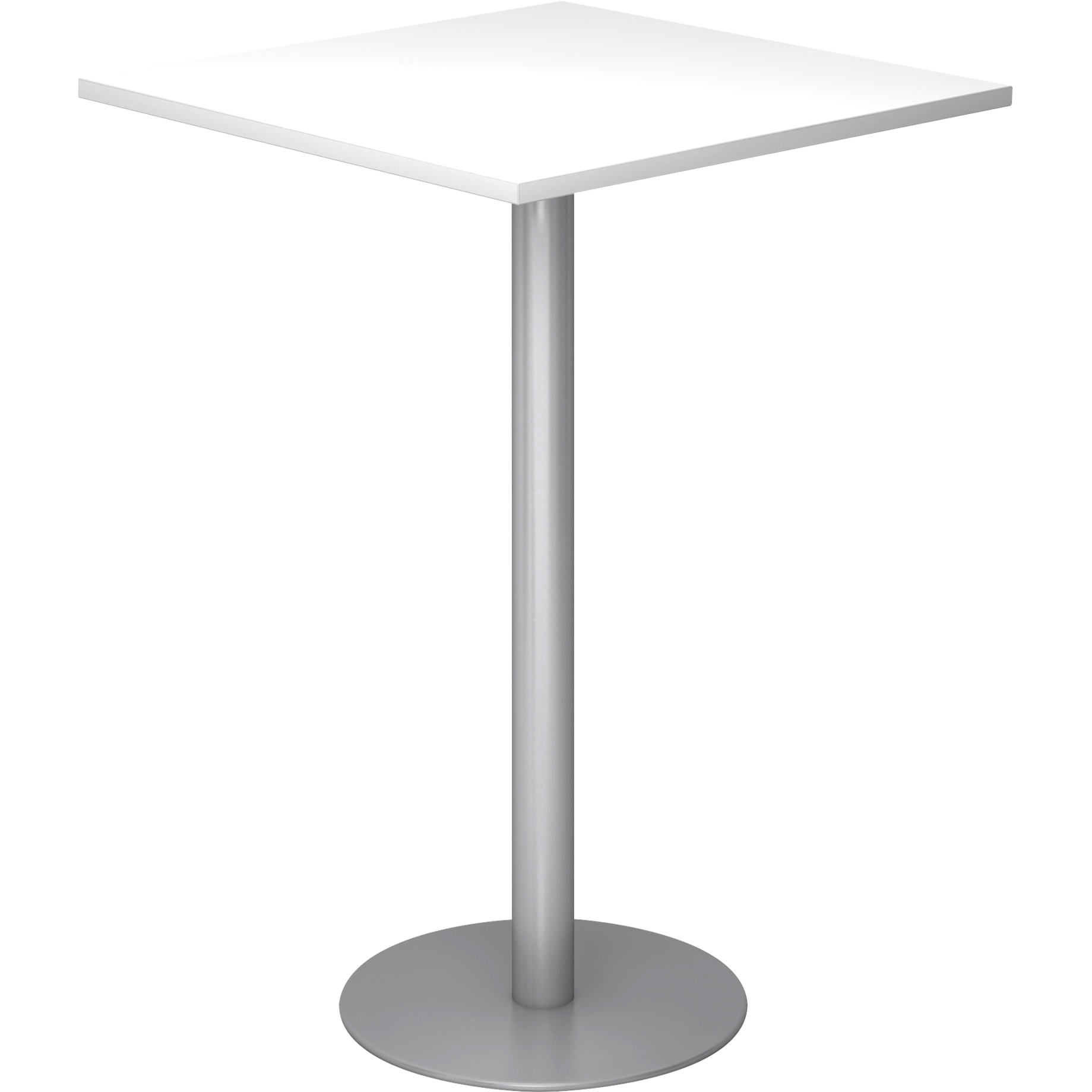 Stehtisch eckig 80 x 80 cm