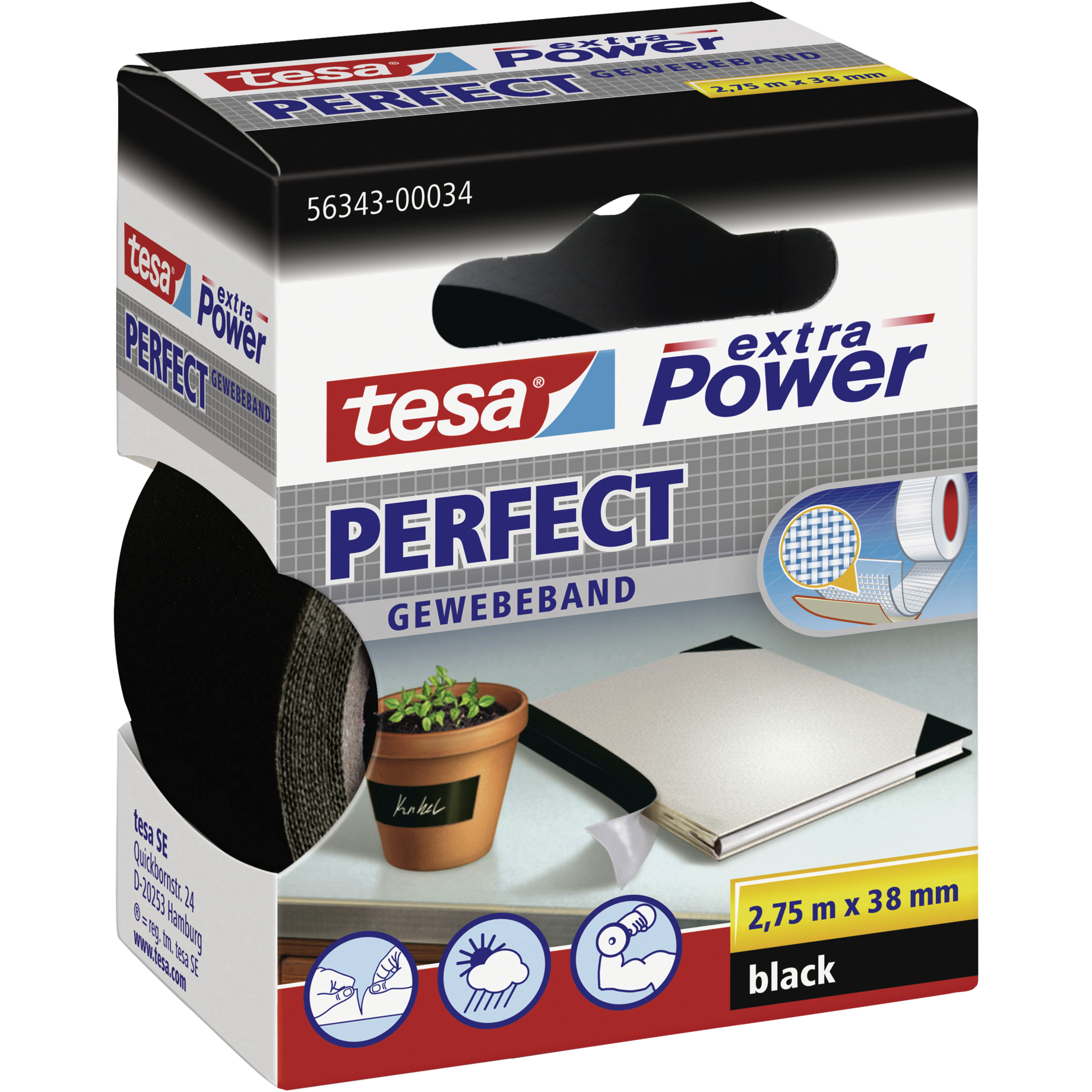 extra Power® Perfect Gewebeklebeband