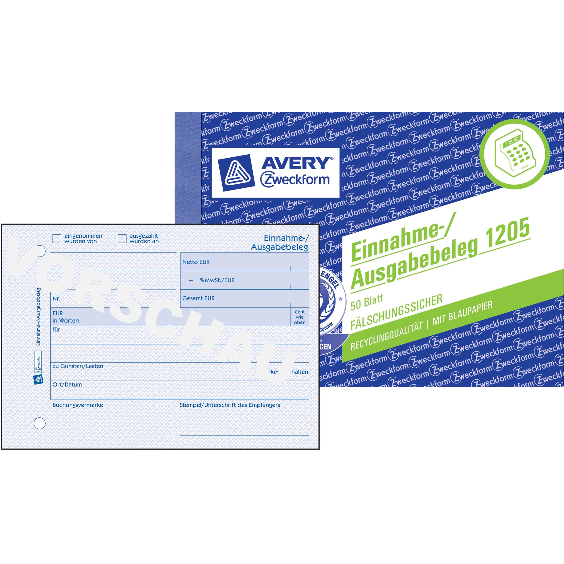 Einnahme-/Ausgabebeleg mit Dokumentendruck