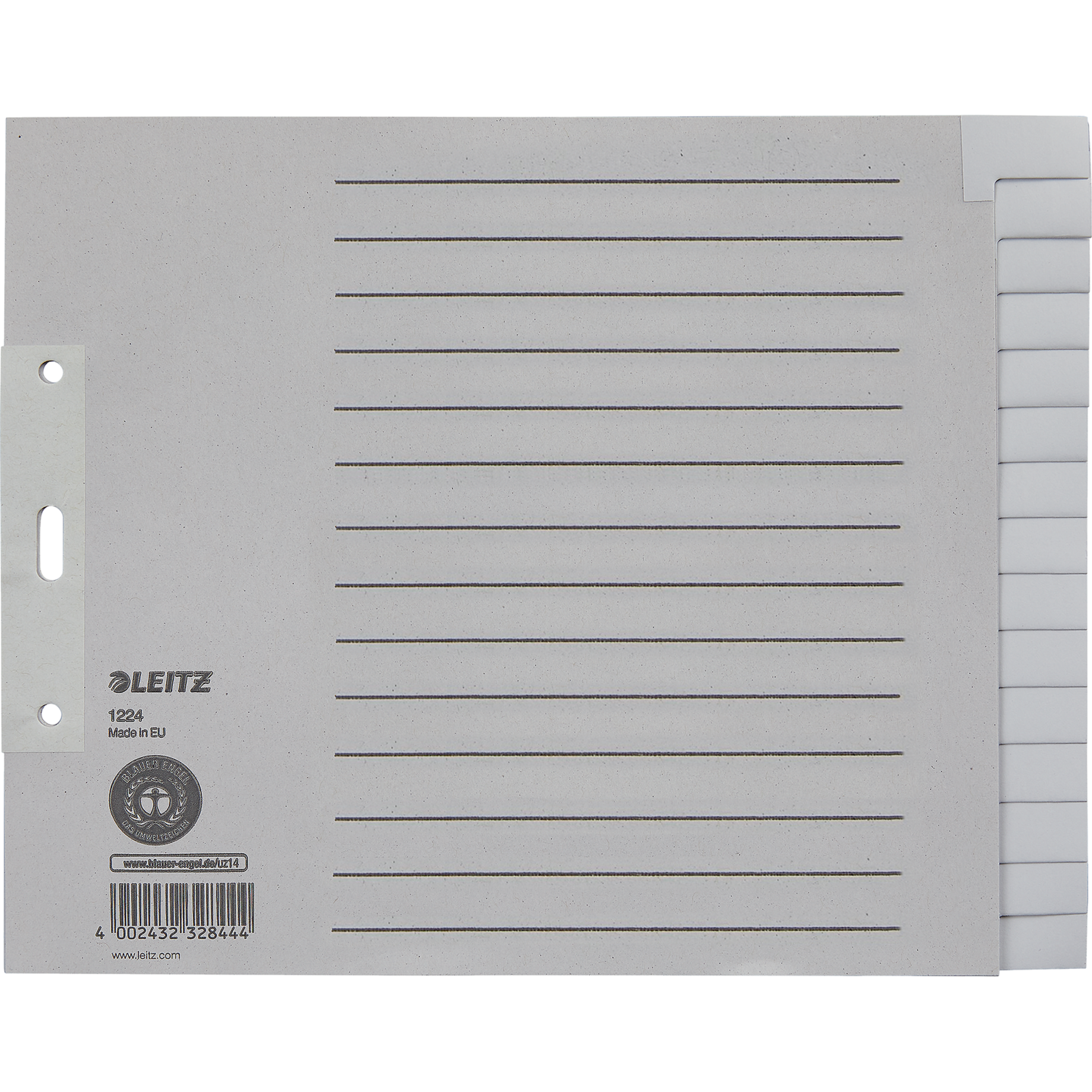 Blanko-Register, Papier