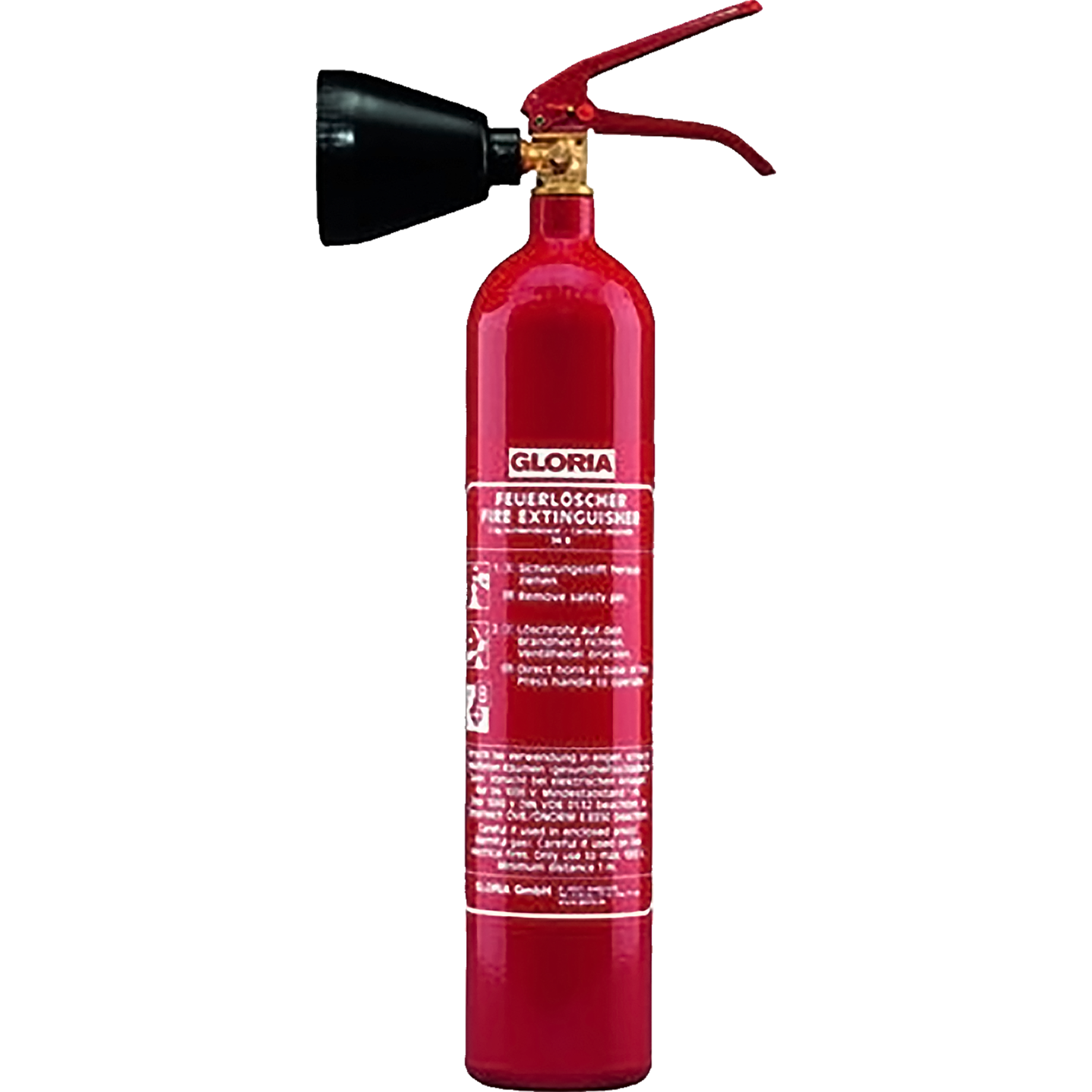 CO² Feuerlöscher KS 2 ST mit Wandhalter