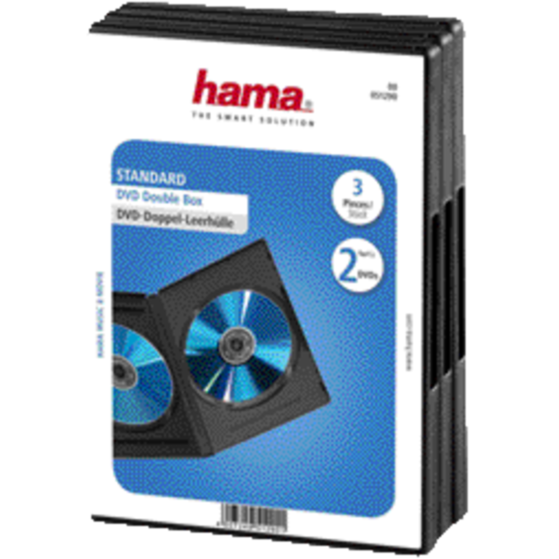 DVD-Doppel-Leerhülle schwarz
