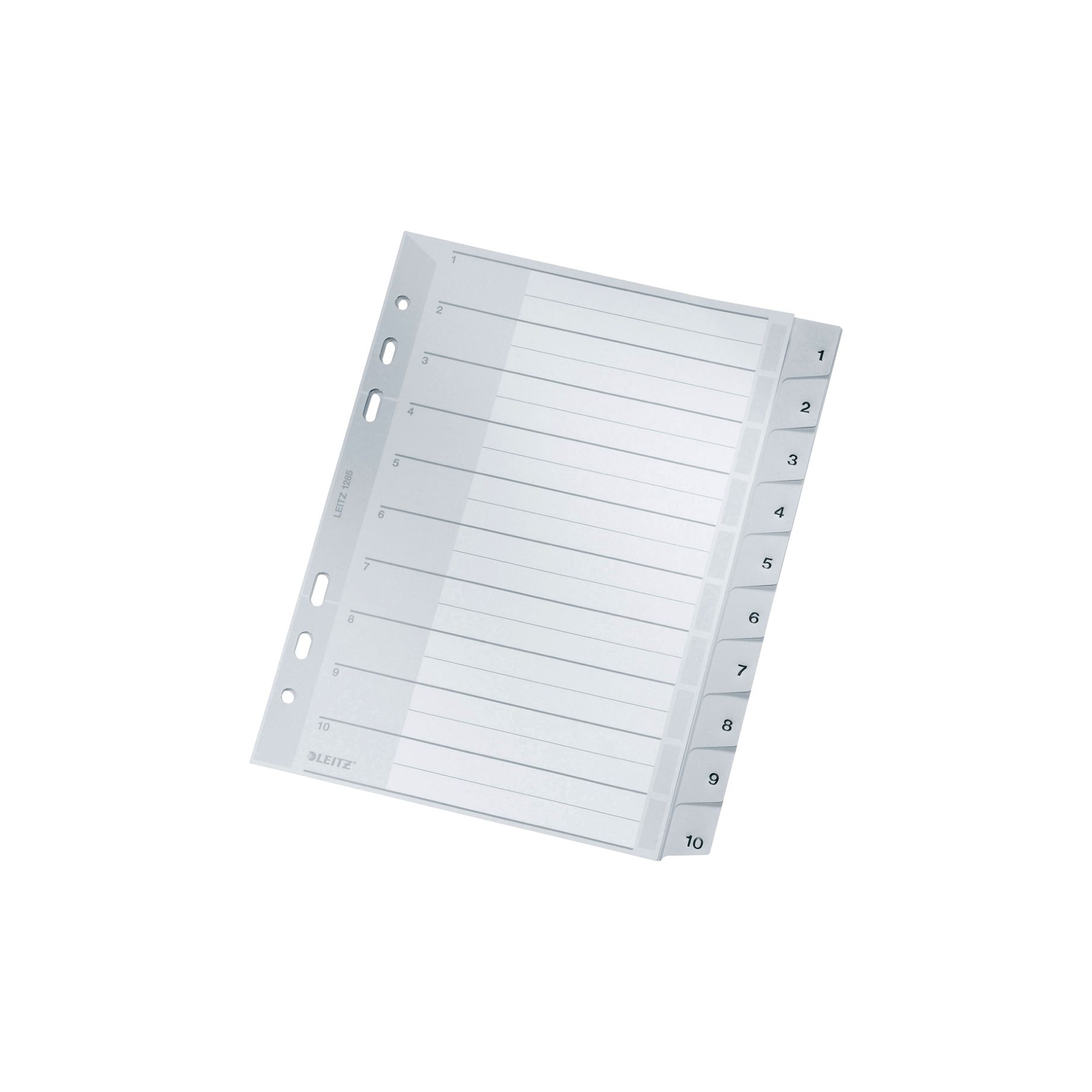 Zahlenregister, Kunststoff