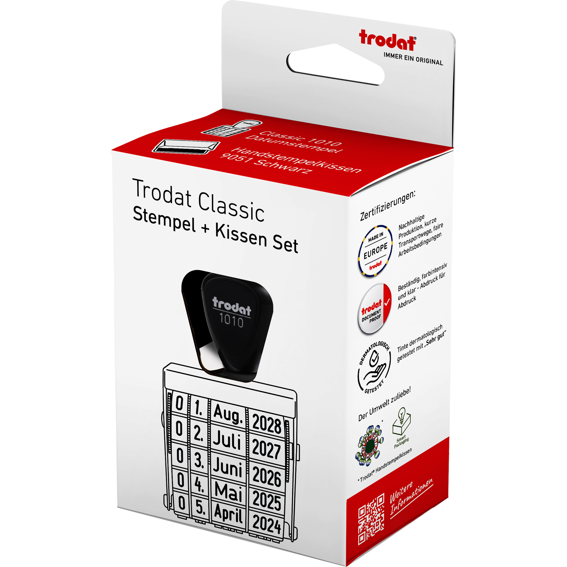 classic Stempel + Kissen Set