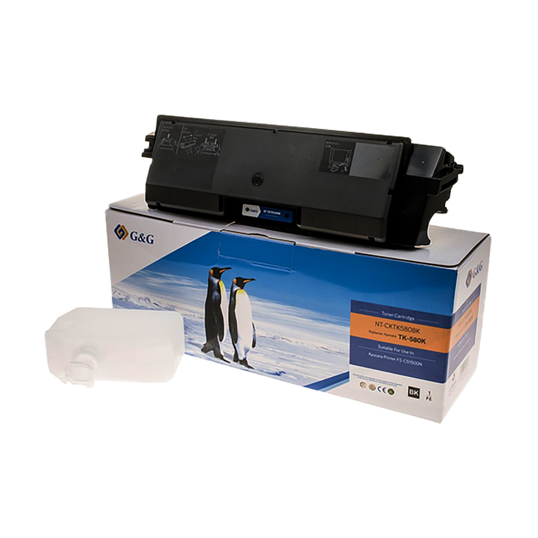 Toner kompatibel zu Kyocera TK-580