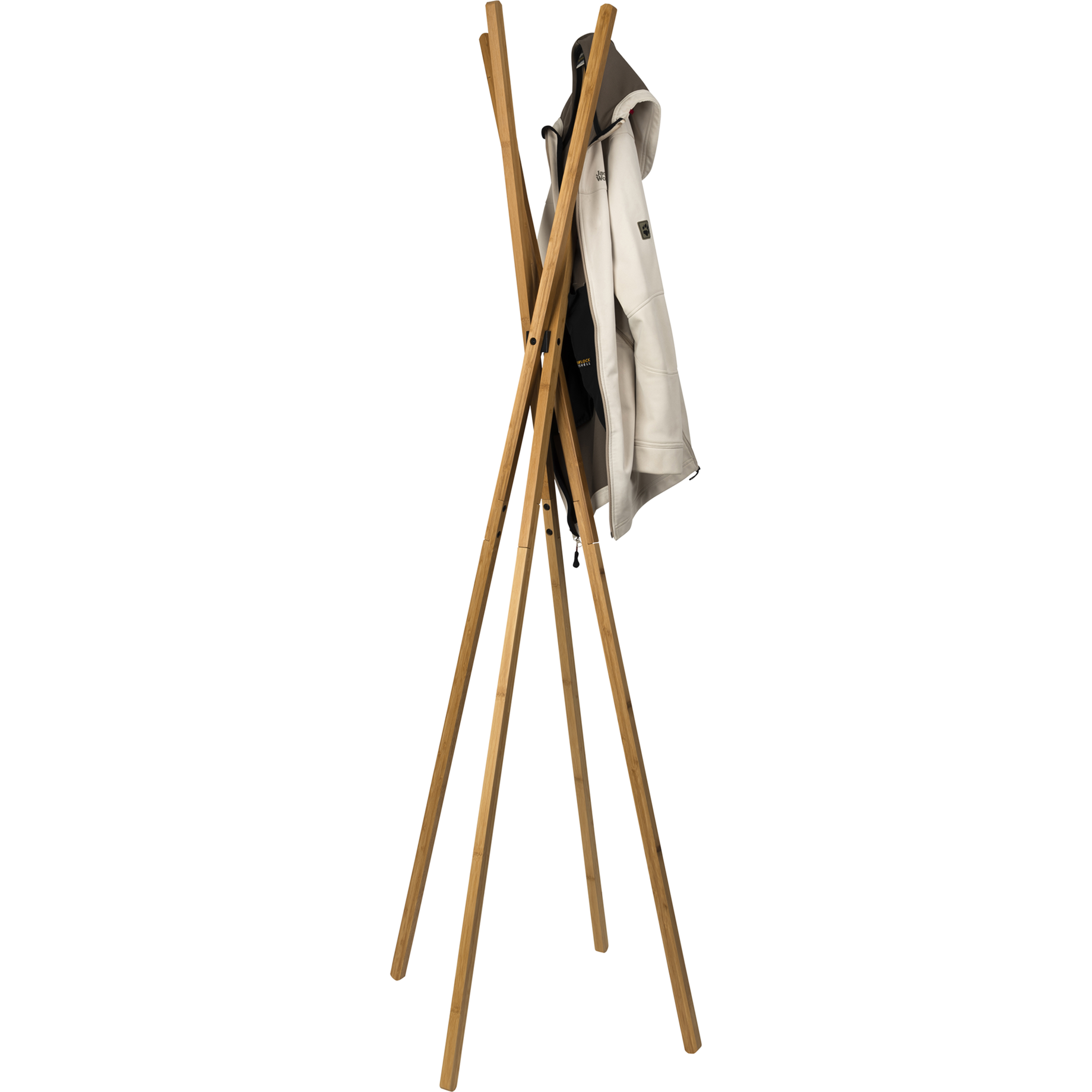 Standgarderobe TIPY aus Bambus
