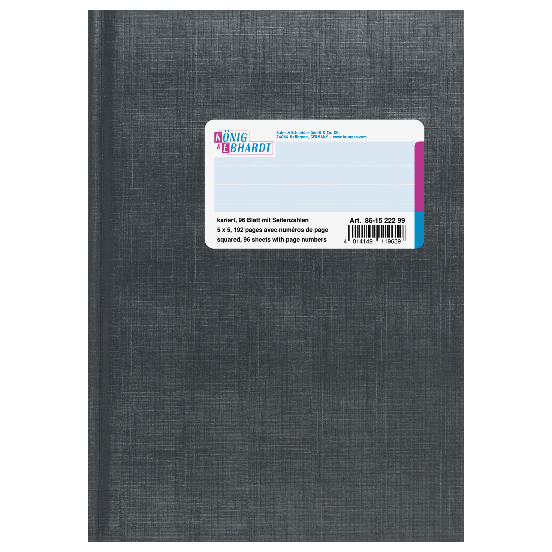 Geschäftsbuch DIN A5 Deckenband