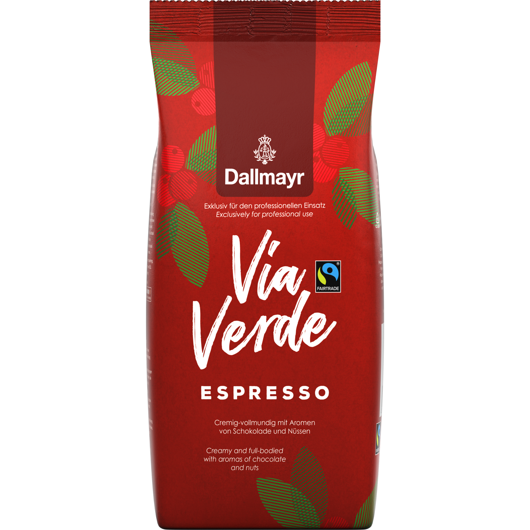 Via Verde Espresso - Fairtrade, ganze Bohnen