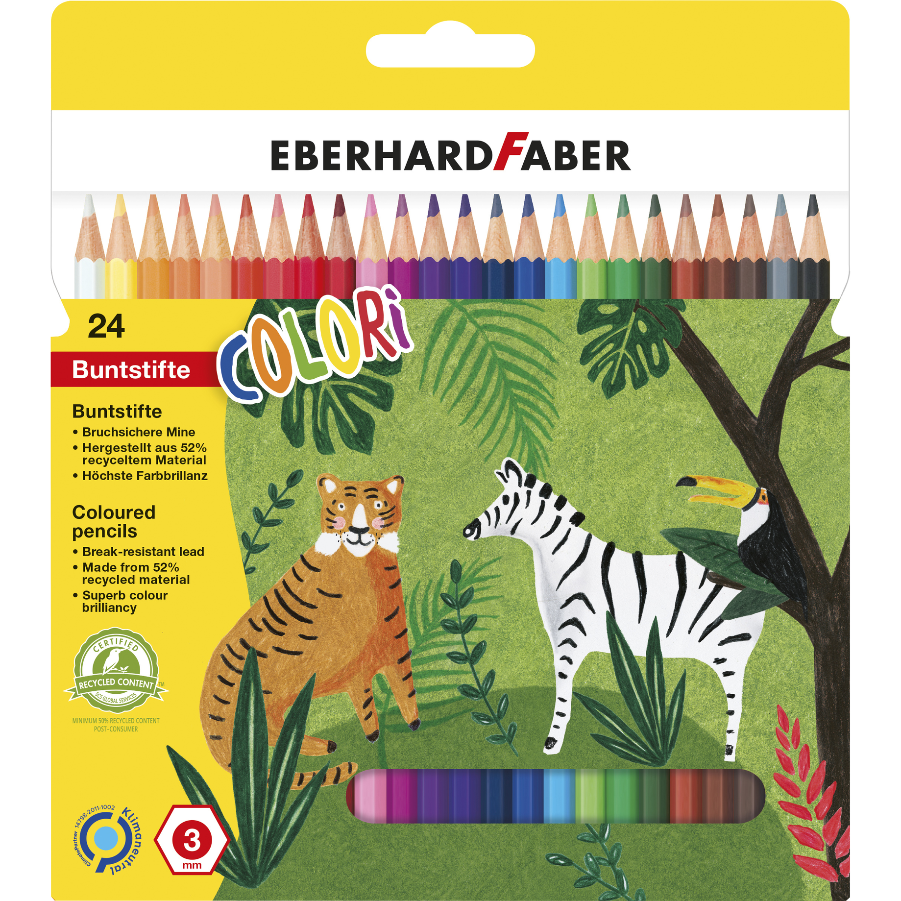 Buntstift COLORi, farbig sortiert