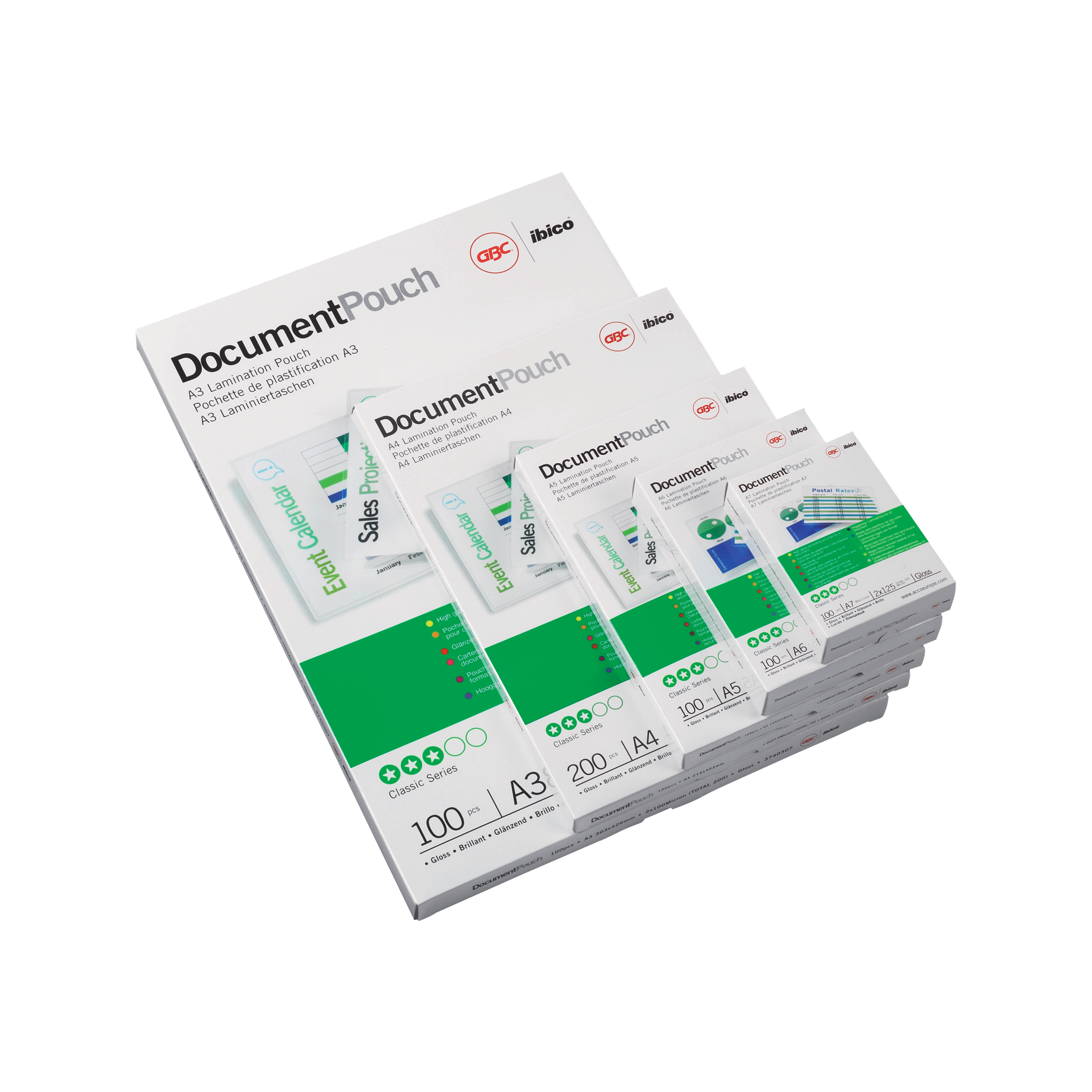 Heißlaminier-Folientasche DocumentPouch, glänzend