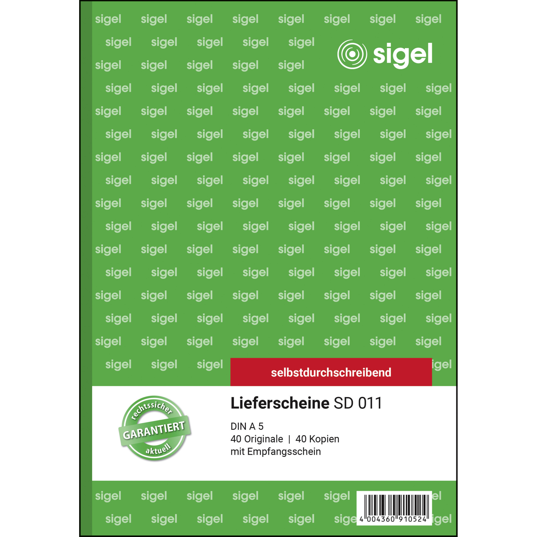 Lieferschein DIN A5, selbstdurchschreibend