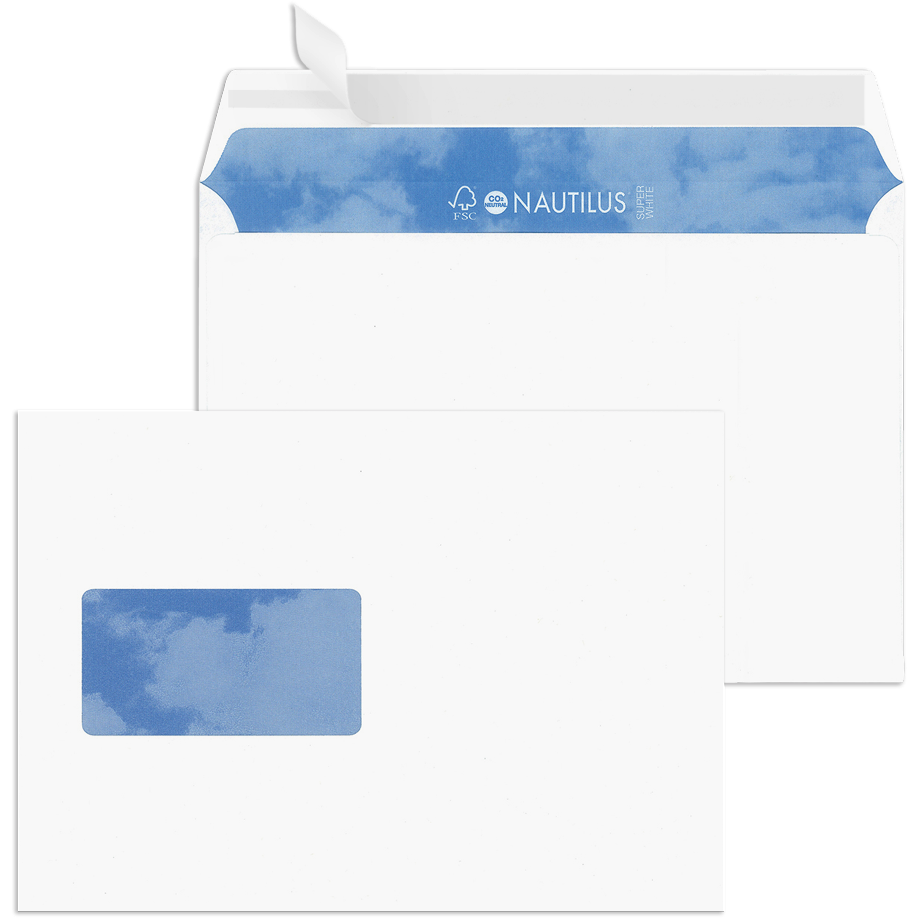 NAUTILUS® Briefhüllen Recycling weiß
