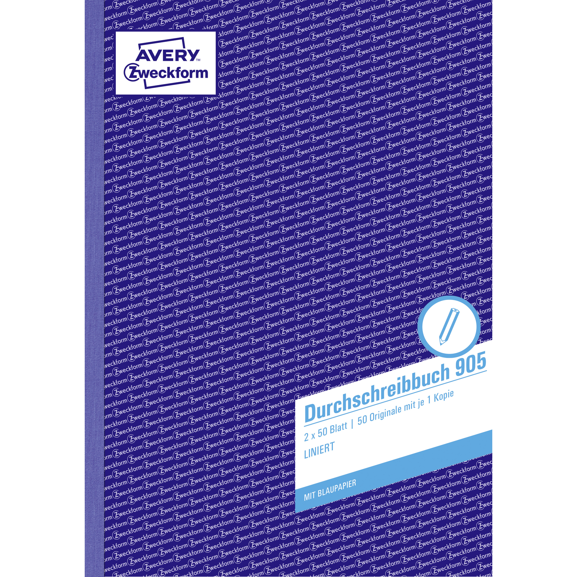 Durchschreibebuch, mit Blaupapier