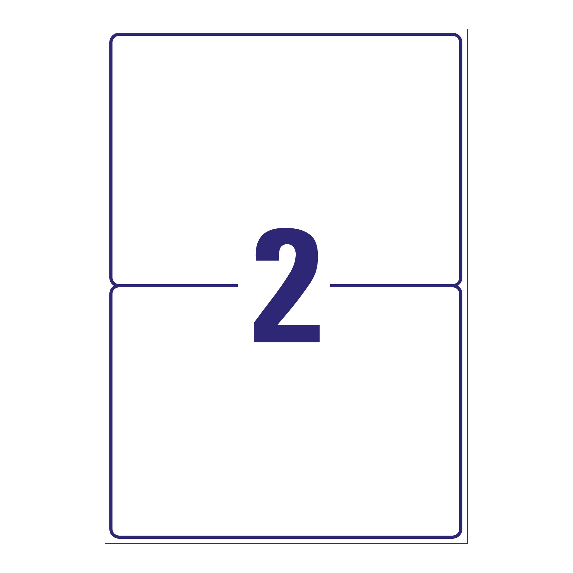 Universal-Etikett ablösbar + 5 Blatt EXTRA